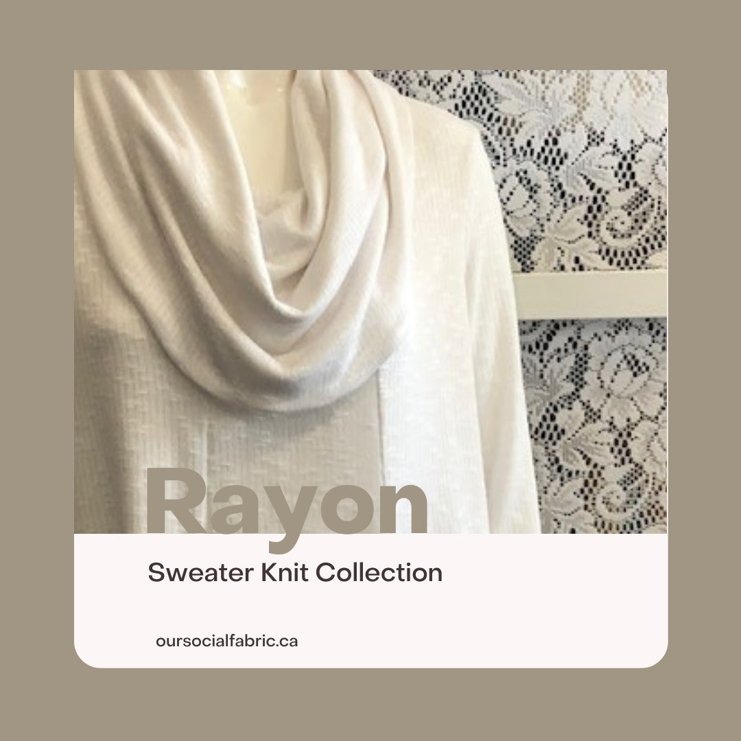 Rayon Sweater Knits for Your Spring and Summer Wardrobe