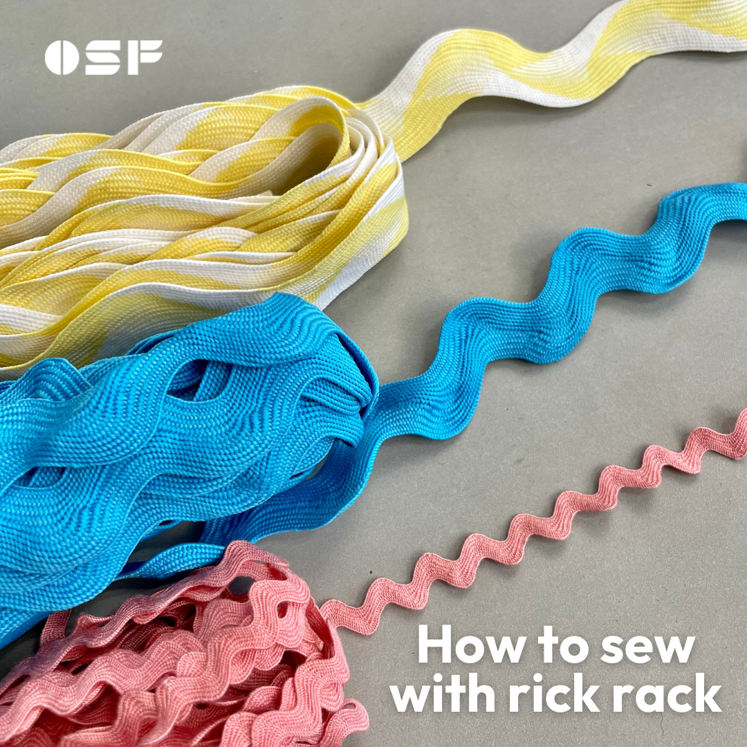 How to sew with rick rack