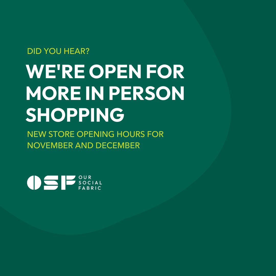 More opportunities to shop in person