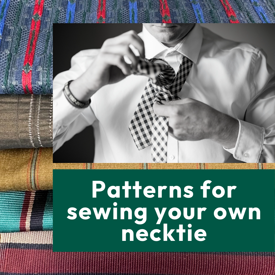 Patterns for sewing your own necktie