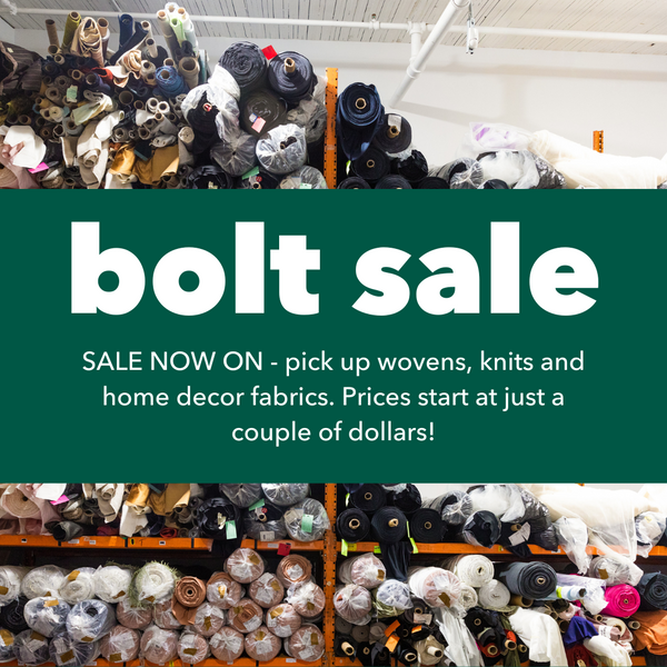 Bolt sale now on!