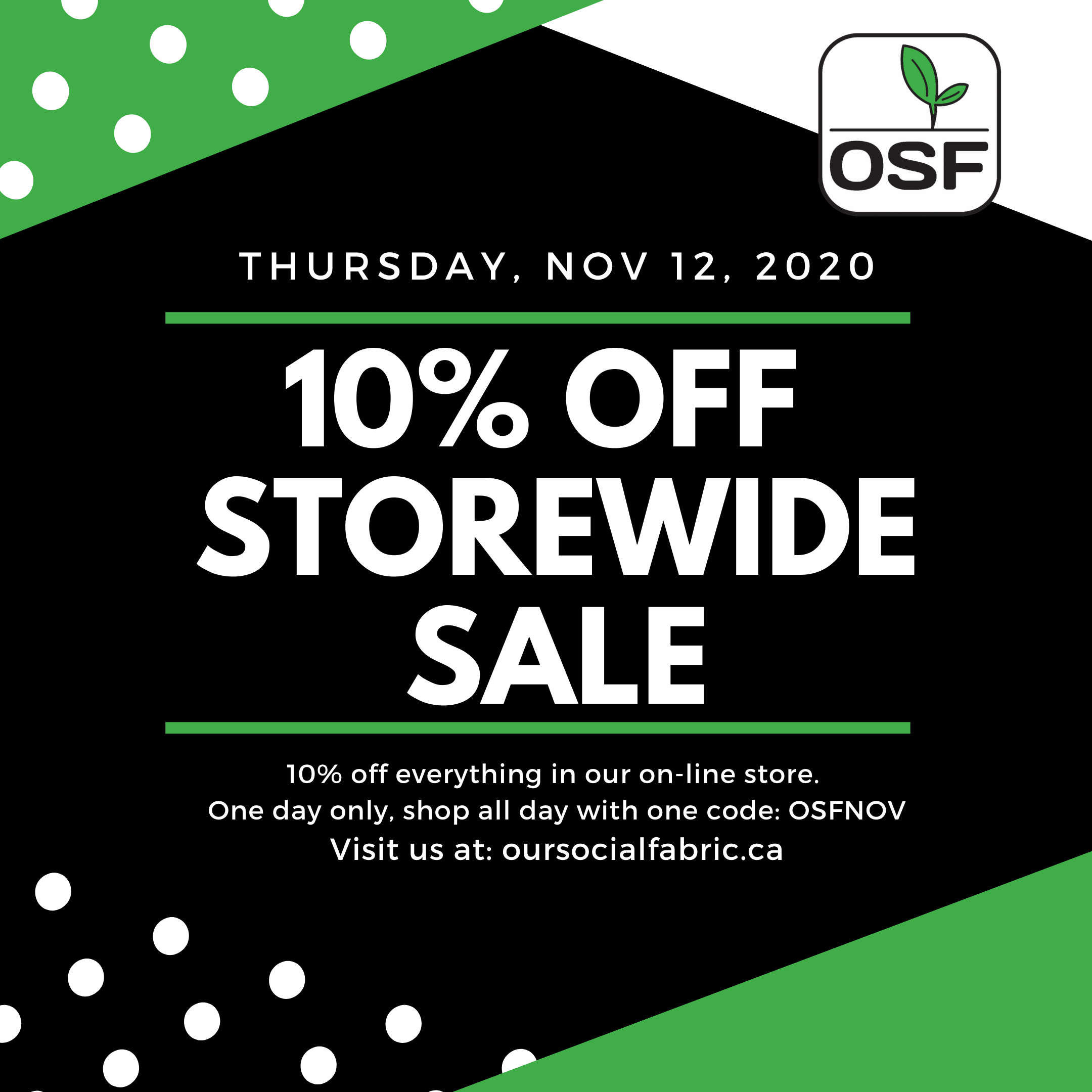 10% OFF STOREWIDE SALE