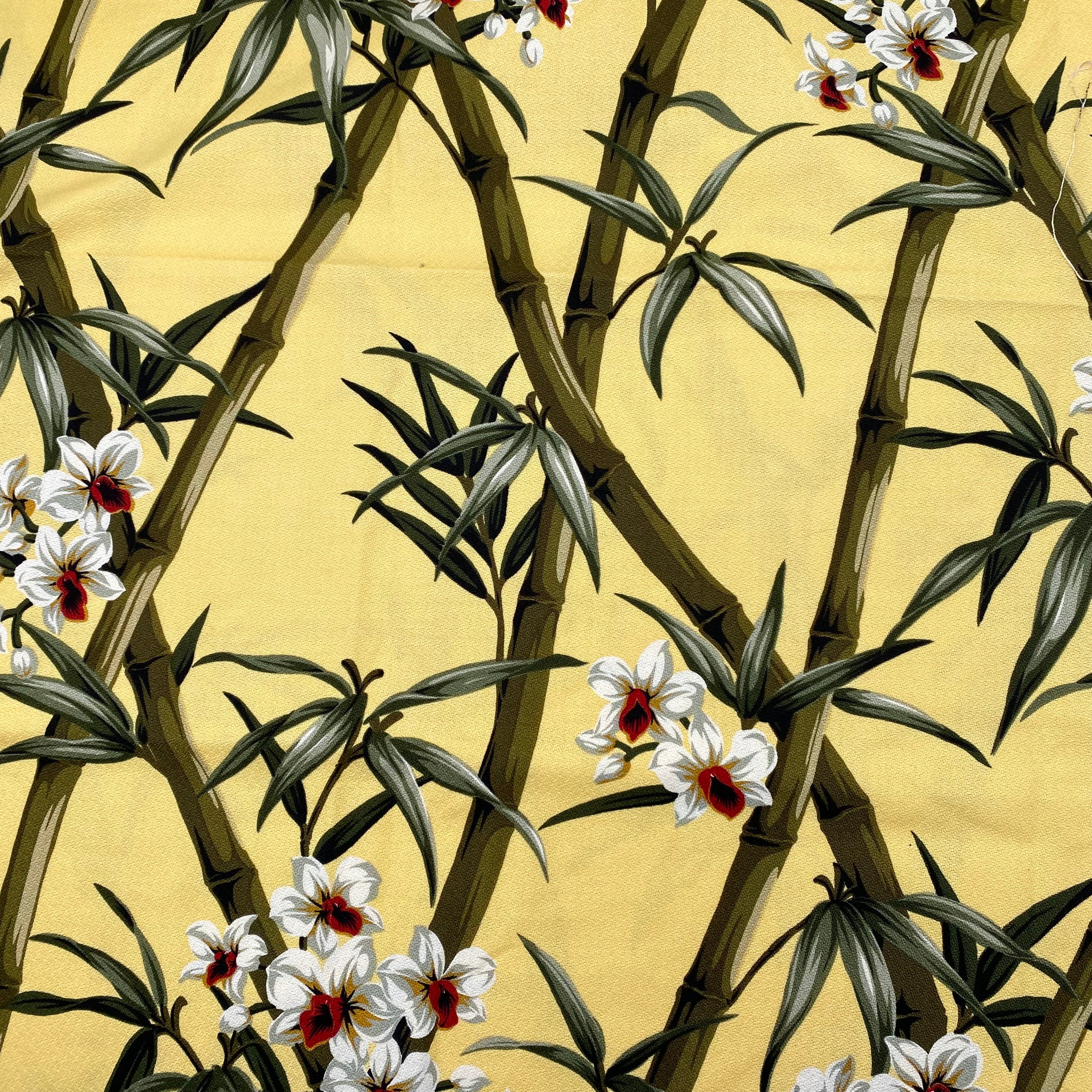 Cotton Home Decor - Golden Bamboo Blossom (HDH0730)