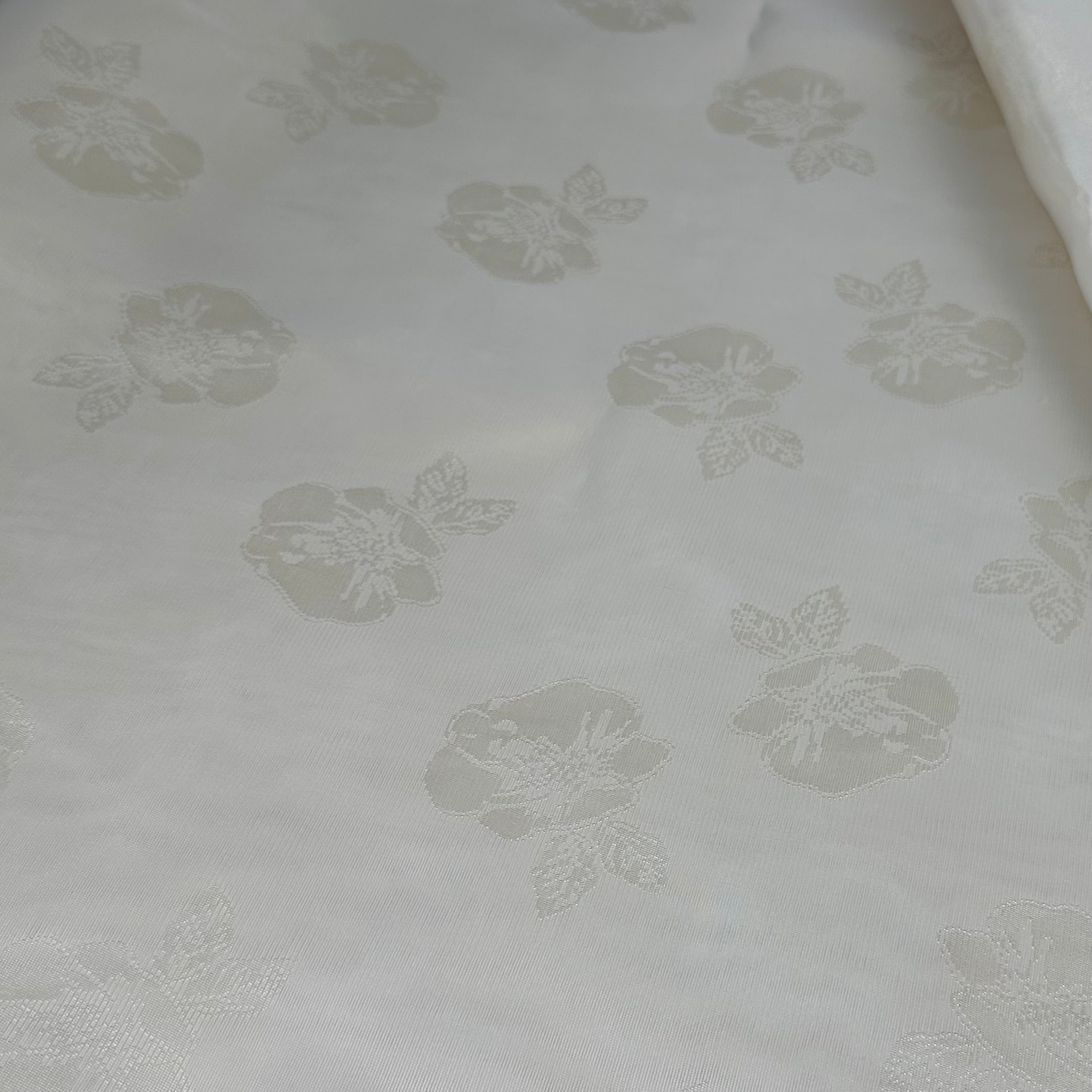 Mid Weight Drapery - Soft Yellow Floral Sheer (HDH0679)