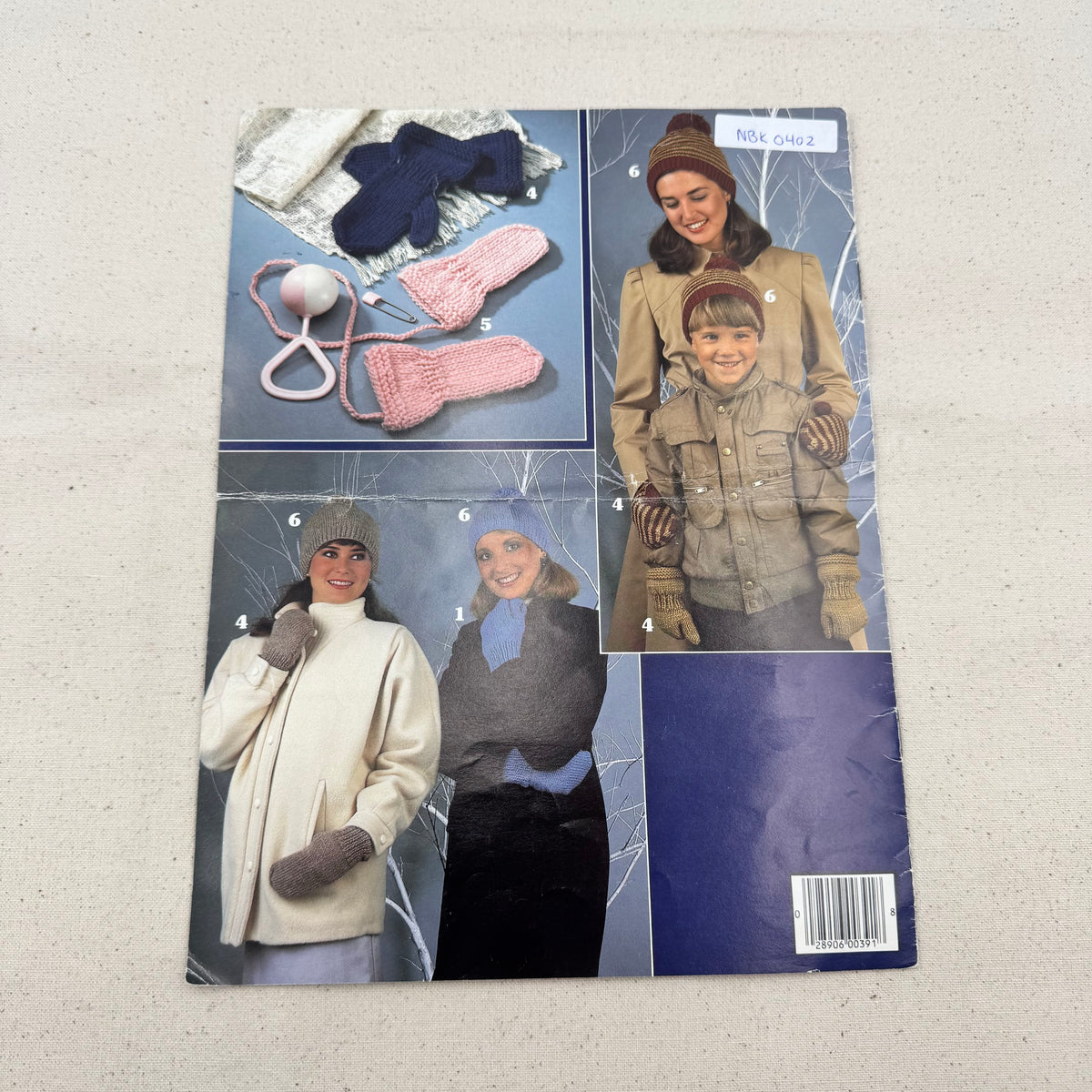 Leisure Arts Knitting Book - Mittens and Hats to Knit (NBK0402)