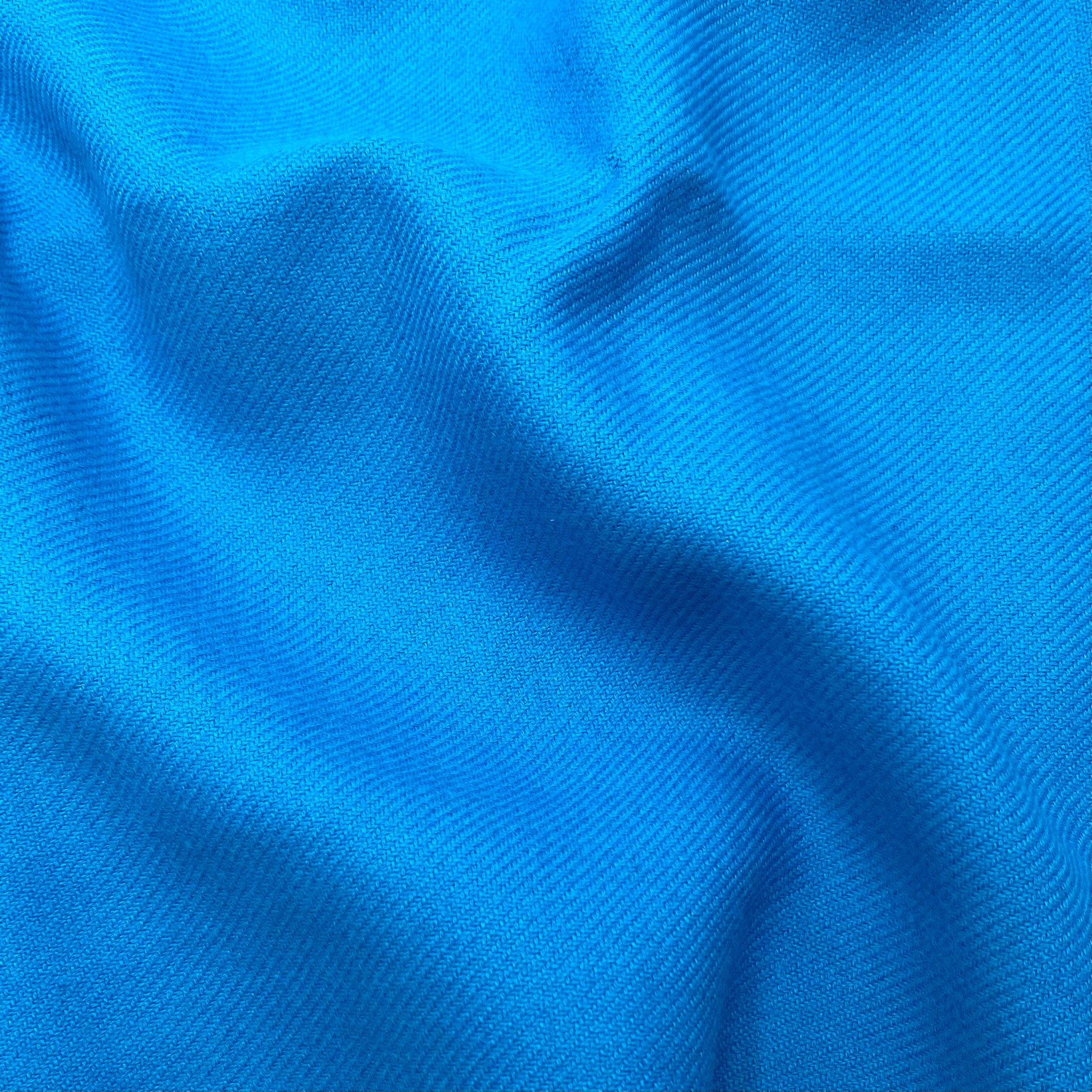 Wool Twill Suiting - Cyan (WSW0678)