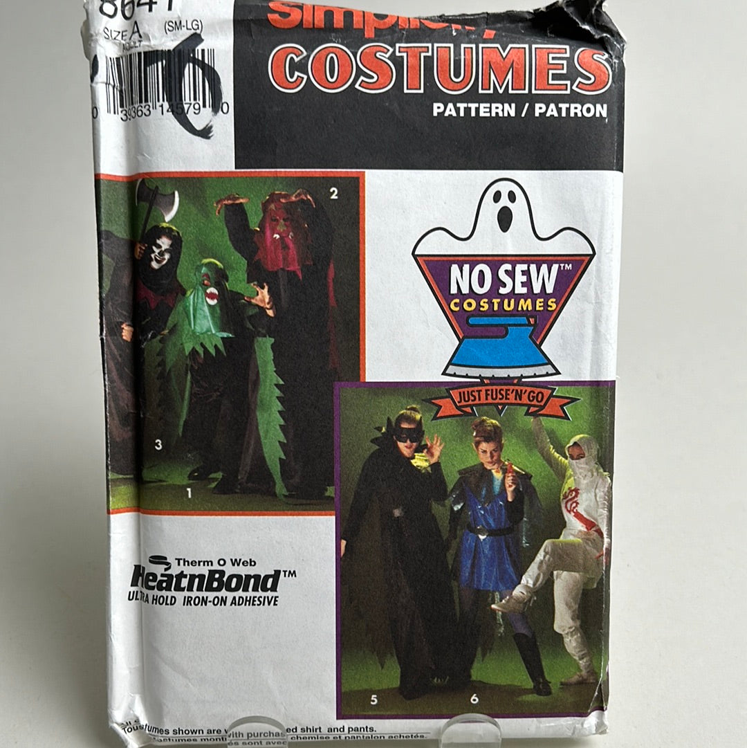 SIMPLICITY Pattern Size XS-S-M-L-XL, Various Costumes 6 (PSI8641)(NPA)