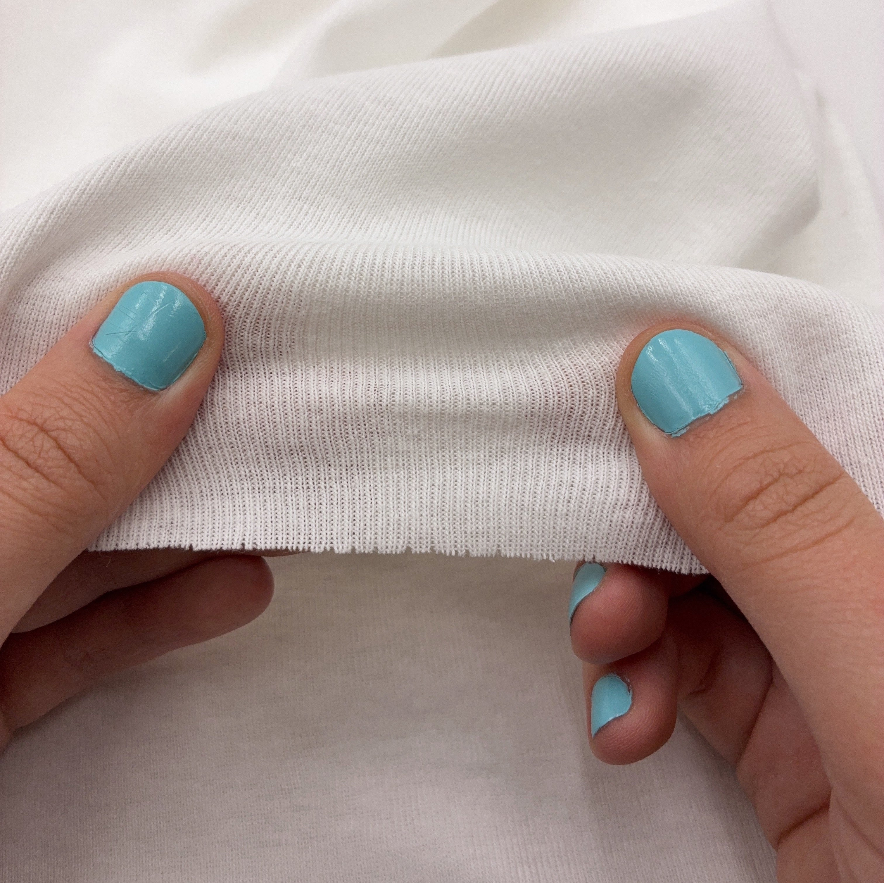Cotton Baby Rib - White (KRB0683)