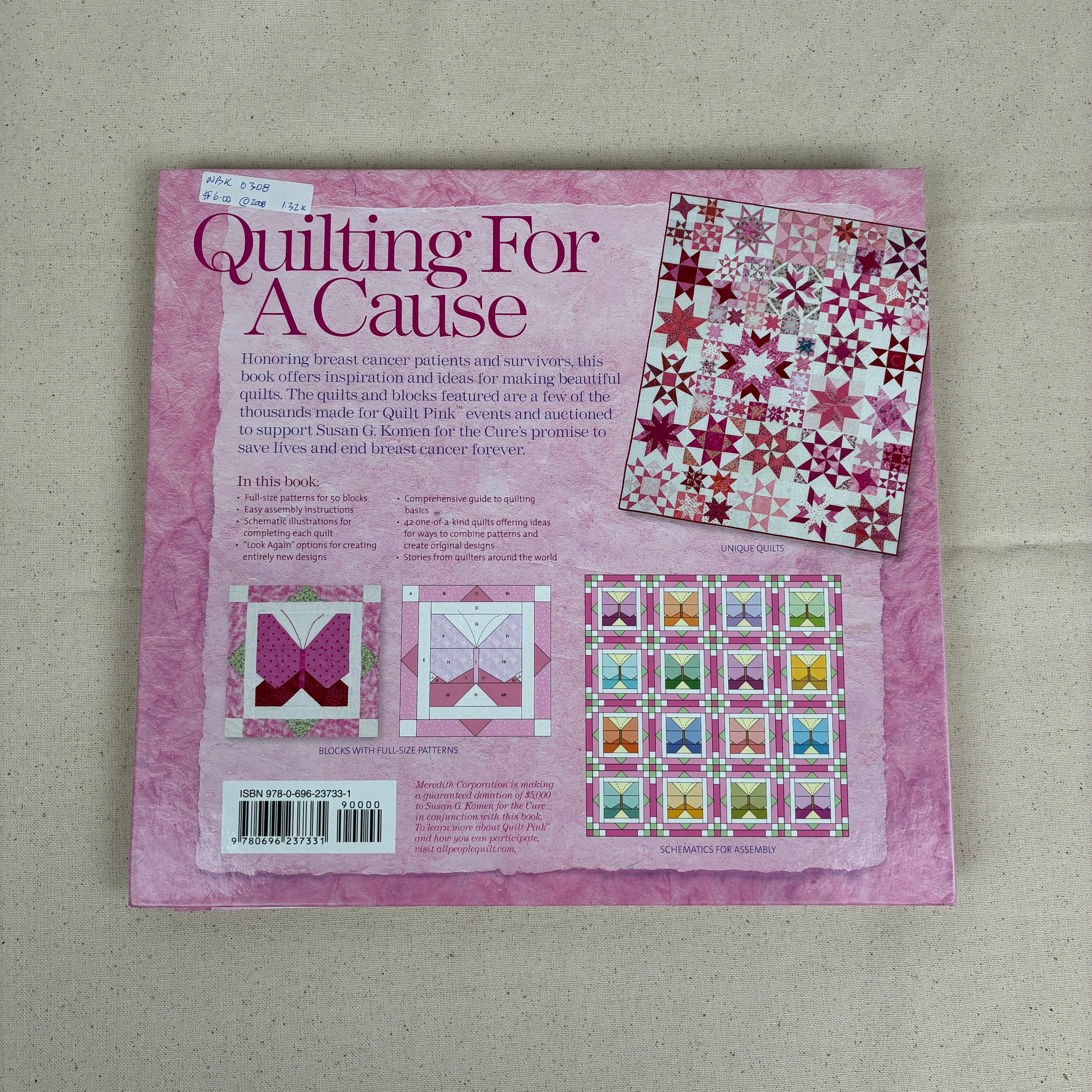 Sewing Book - Quilt Pink for Hope (NBK0308)