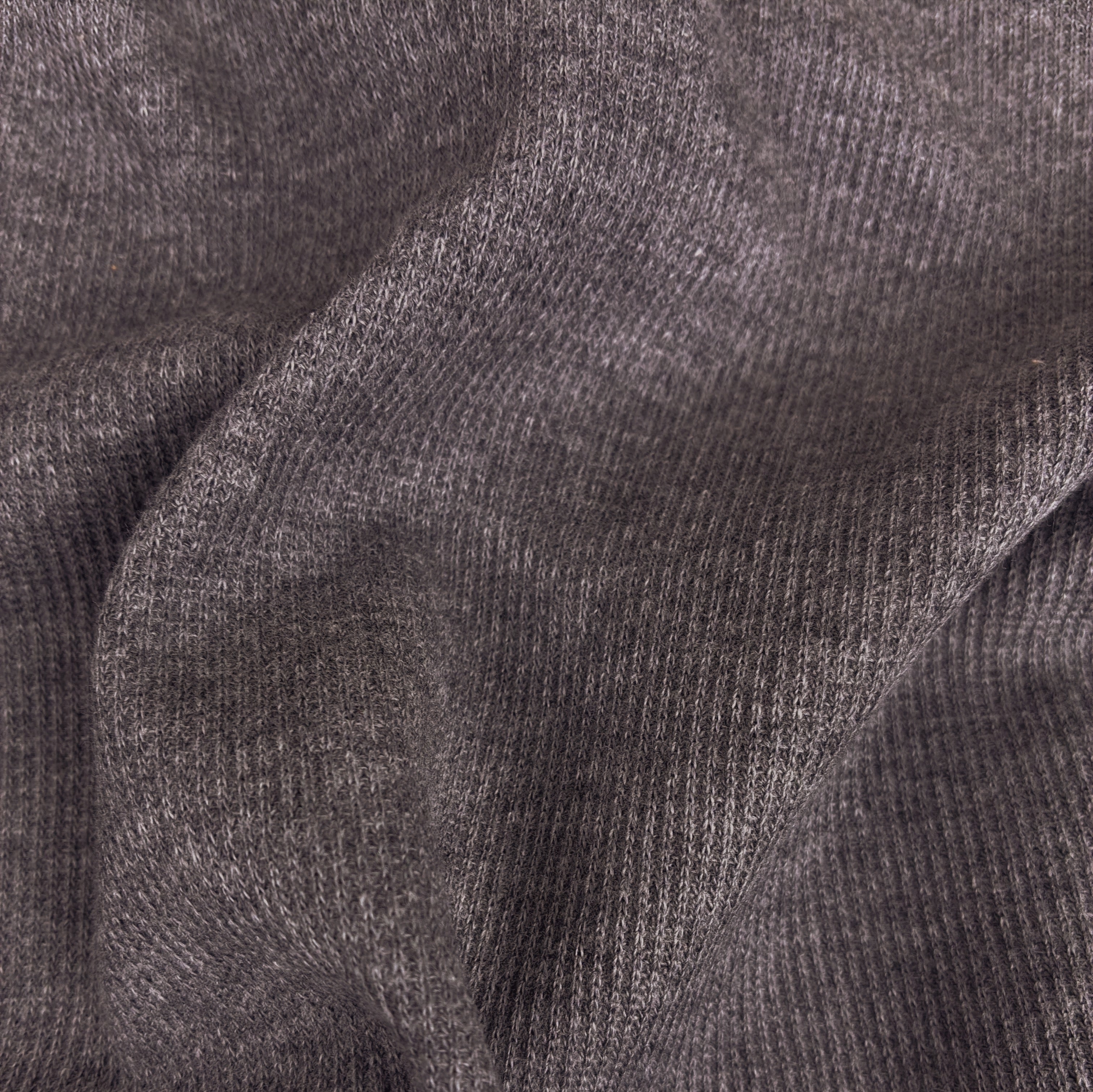 Cotton Sweater Knit - Charcoal (KSW0488)