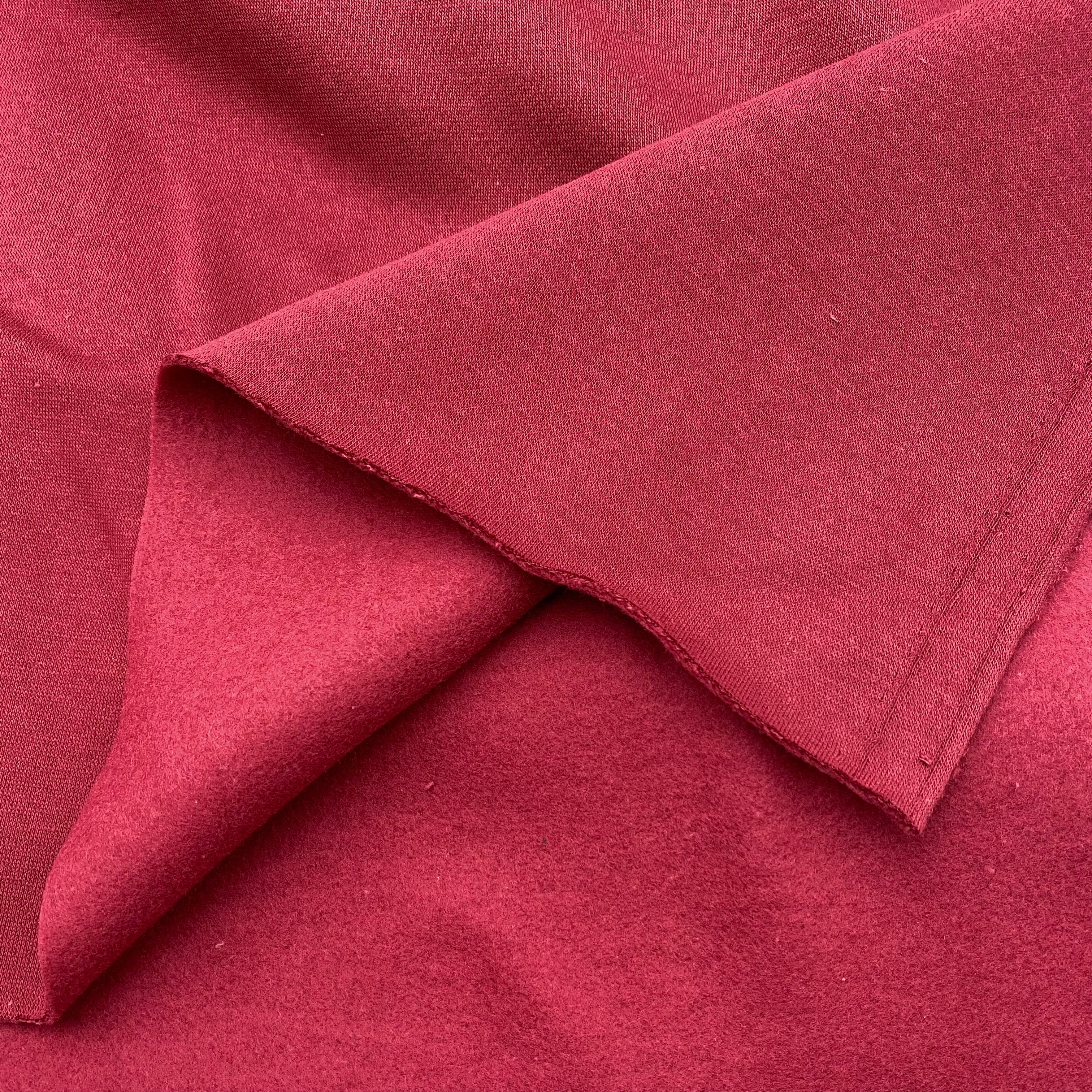 Cotton Blend Hoodie Fleece - Ruby (KSW0498)