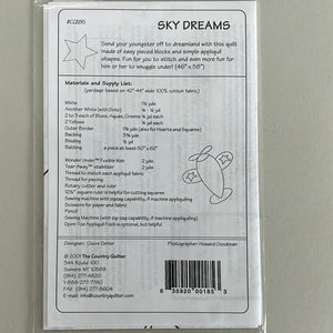 The Country Quilter "Sky Dreams" Pattern (PXX0606)