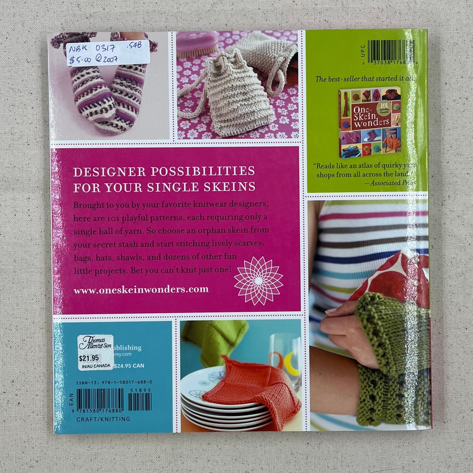 Knitting Book - 101 Designer One-Skein Wonders (NBK0317)