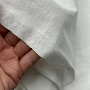 Cotton Jersey, White (KJE0872)