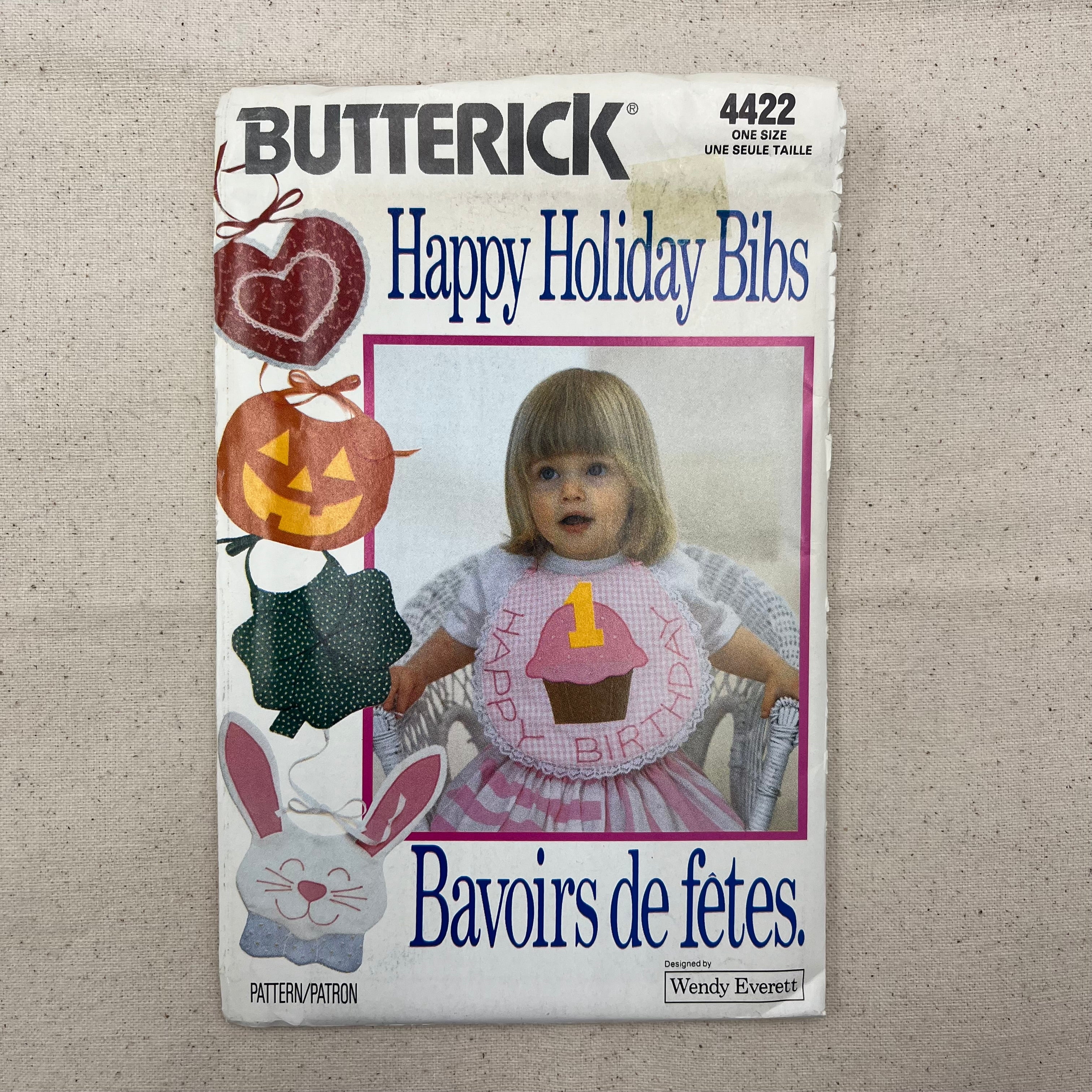 Butterick Pattern - 4422 Baby Bibs (NPA0478)