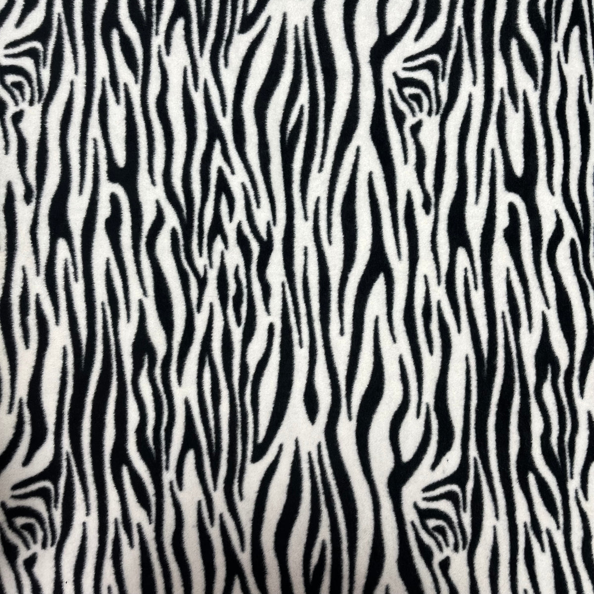 Fleece - Black & White Zebra (KFC0391)