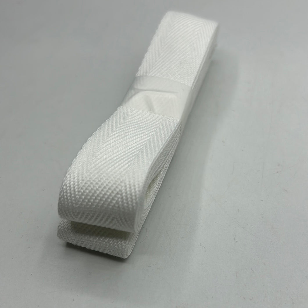Synthetic Twill Tape, White (NTT0025)