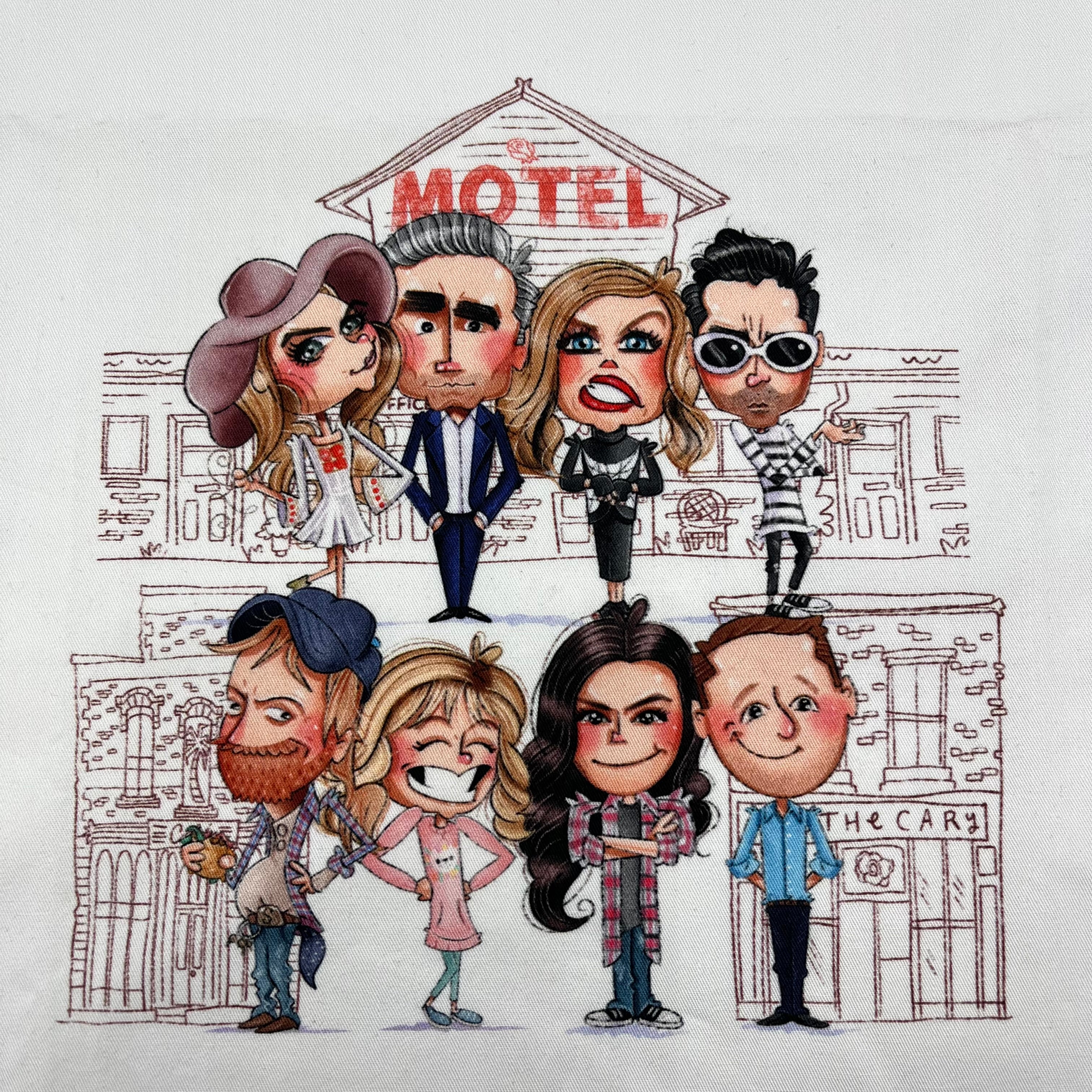 Quilting Cotton Panel - Schitt's Creek (WQC3085)