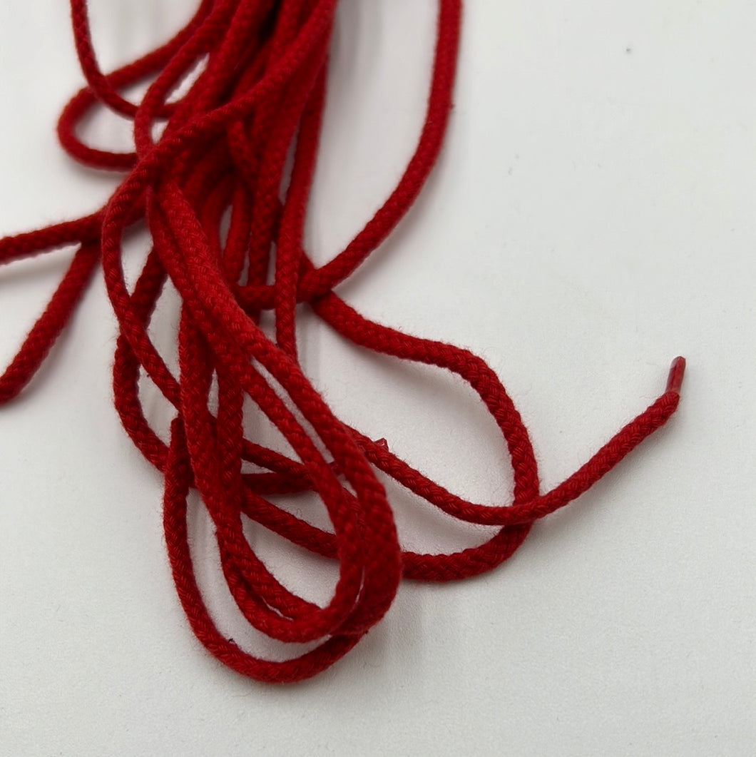 Lace Cording with Aglets, Red (NCD0042)