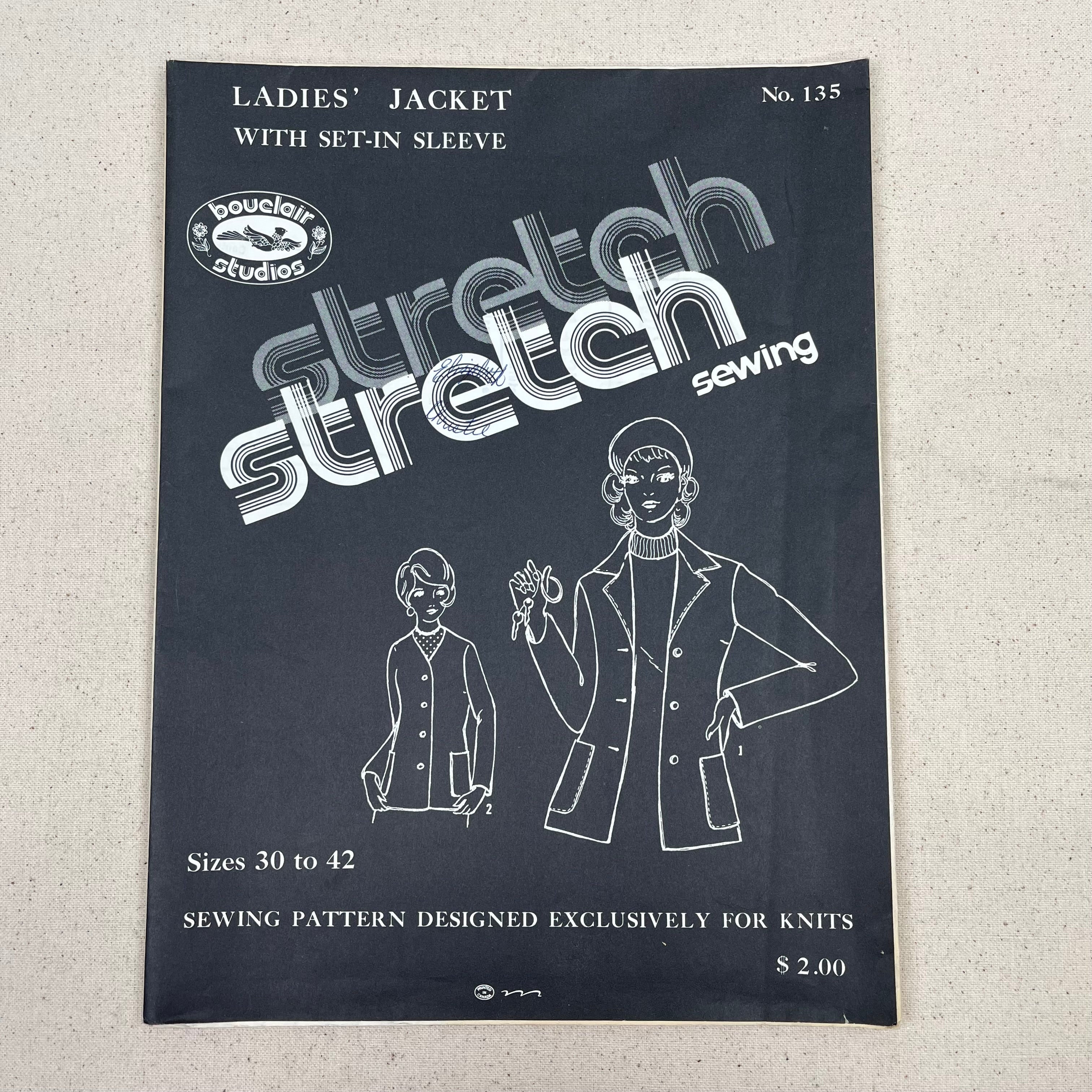 Bouclair Studios Stretch Pattern - 135 Jacket with Set-In Sleeve (NPA0540)