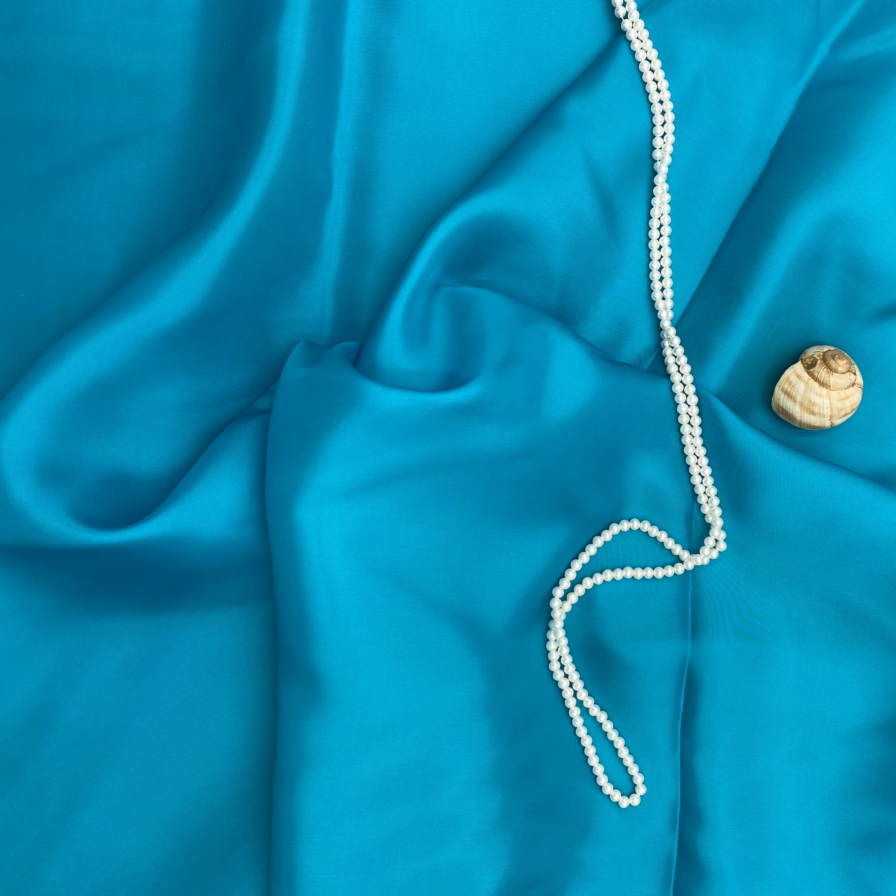 Rayon Woven Lining - Splash Blue (WLN0018)