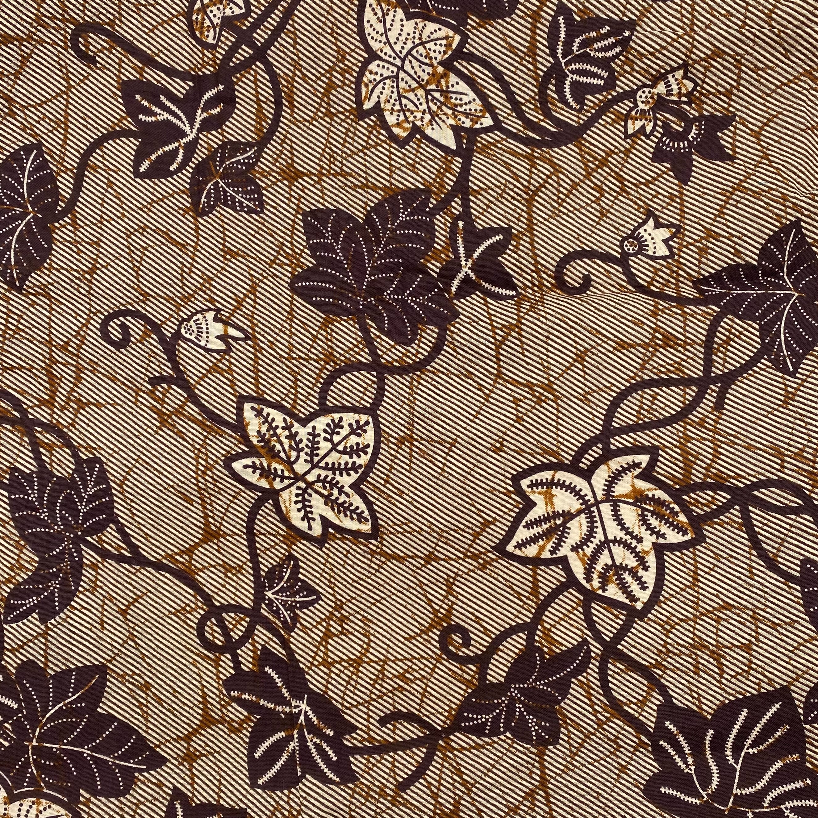 Cotton Shirting - Wax-Printed Ivy (WDW3198)