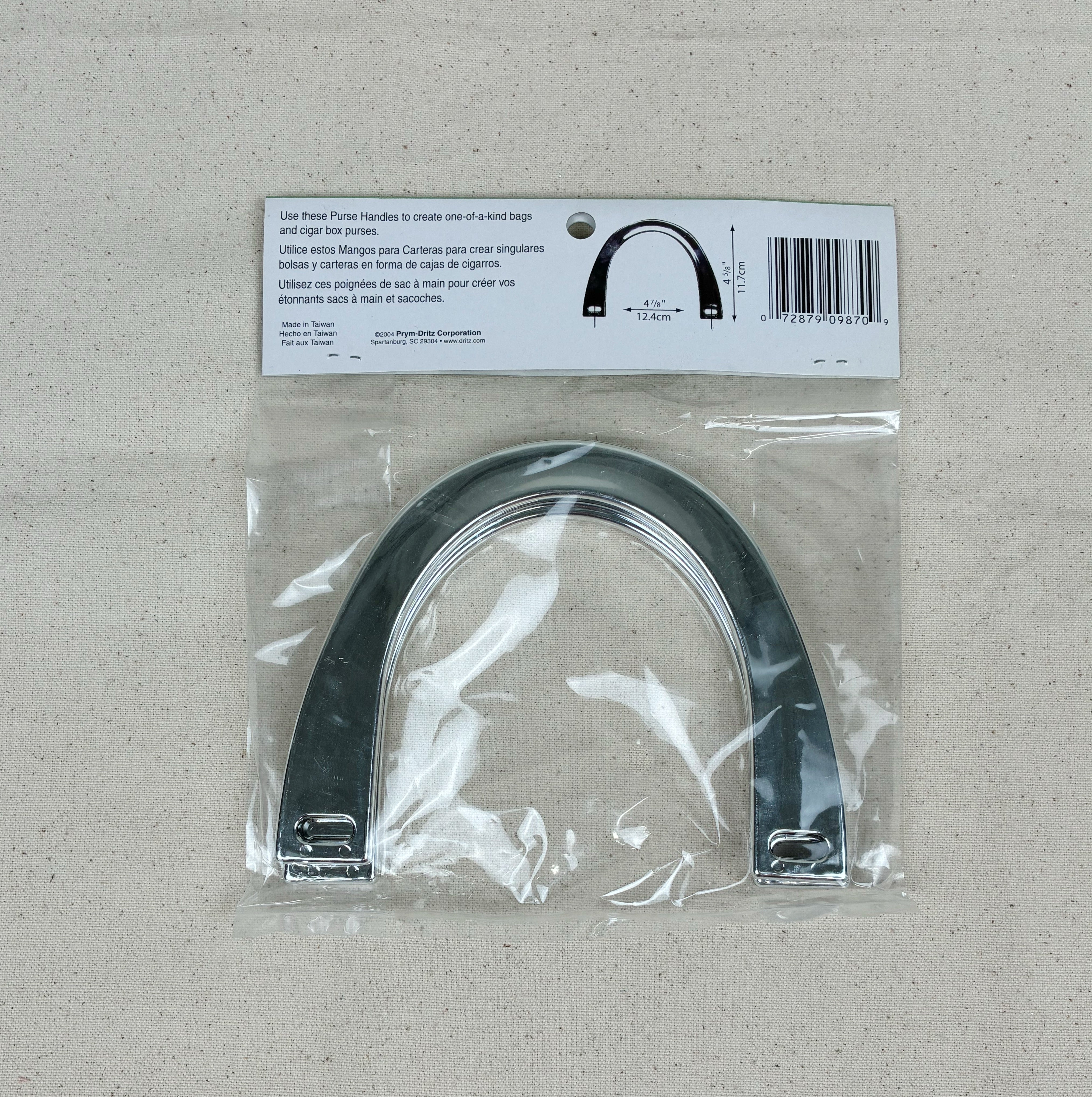 Acrylic Purse Handles - Silver (NXX1851)