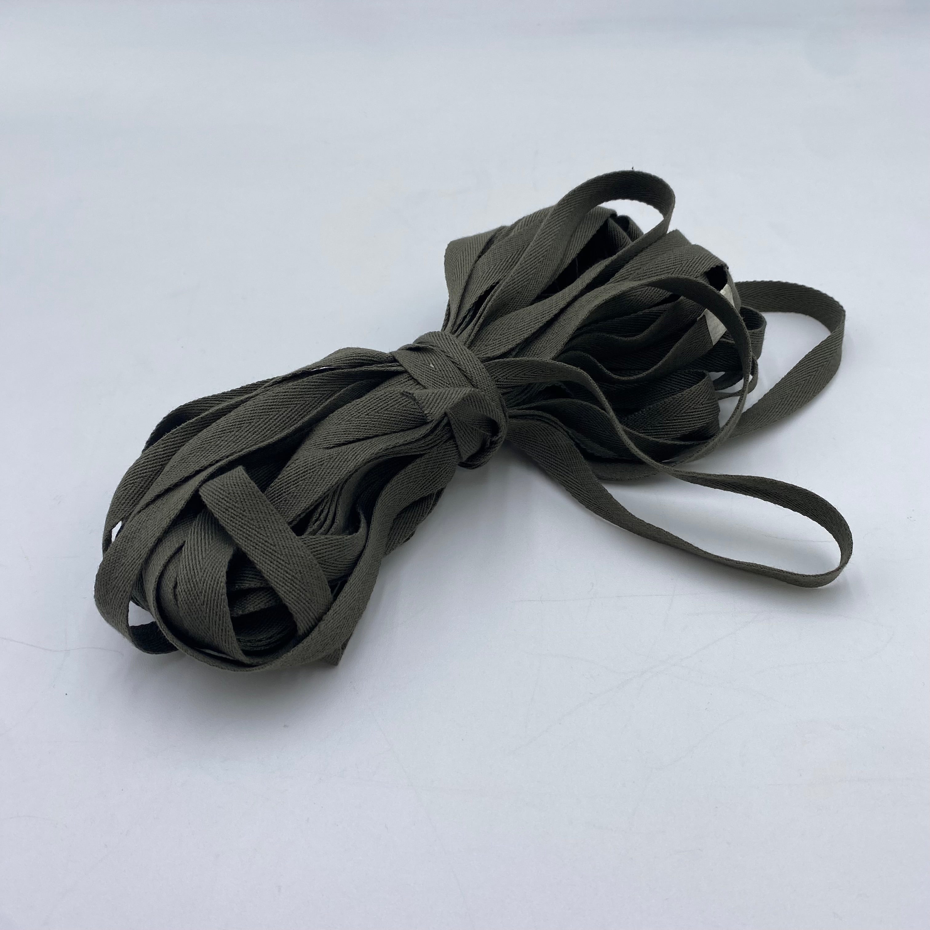 Cotton Twill Tape - Olive - 15m Bundle (NXX1748)