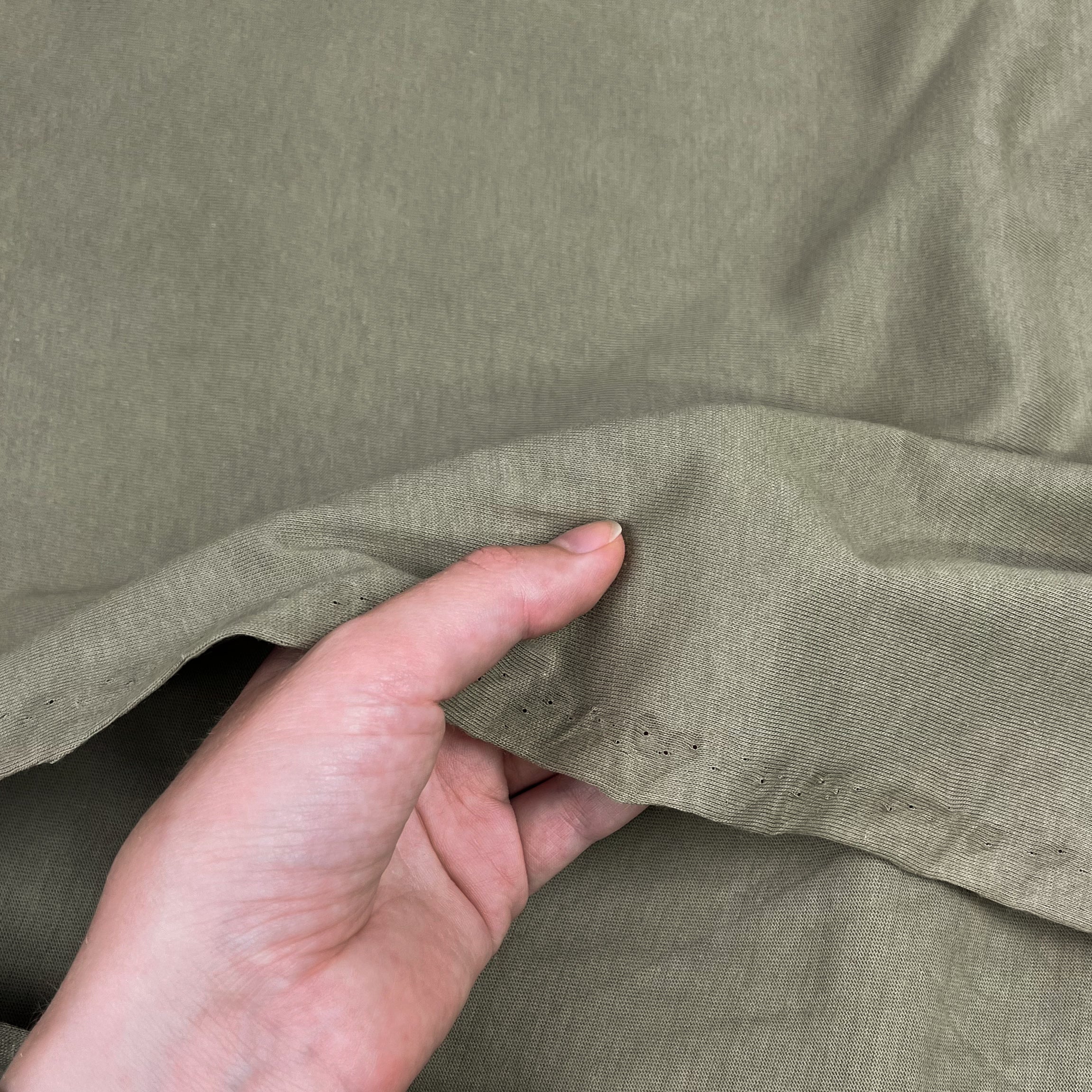 Organic Cotton Jersey - Picholine Olive (KJE1529)