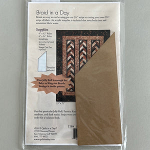 Quilt in a Day "Braid in a Day" Pattern (PXX0602)
