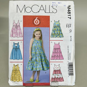 MCCALL'S Pattern, Children's and Girl's Dresses (PMC4817)