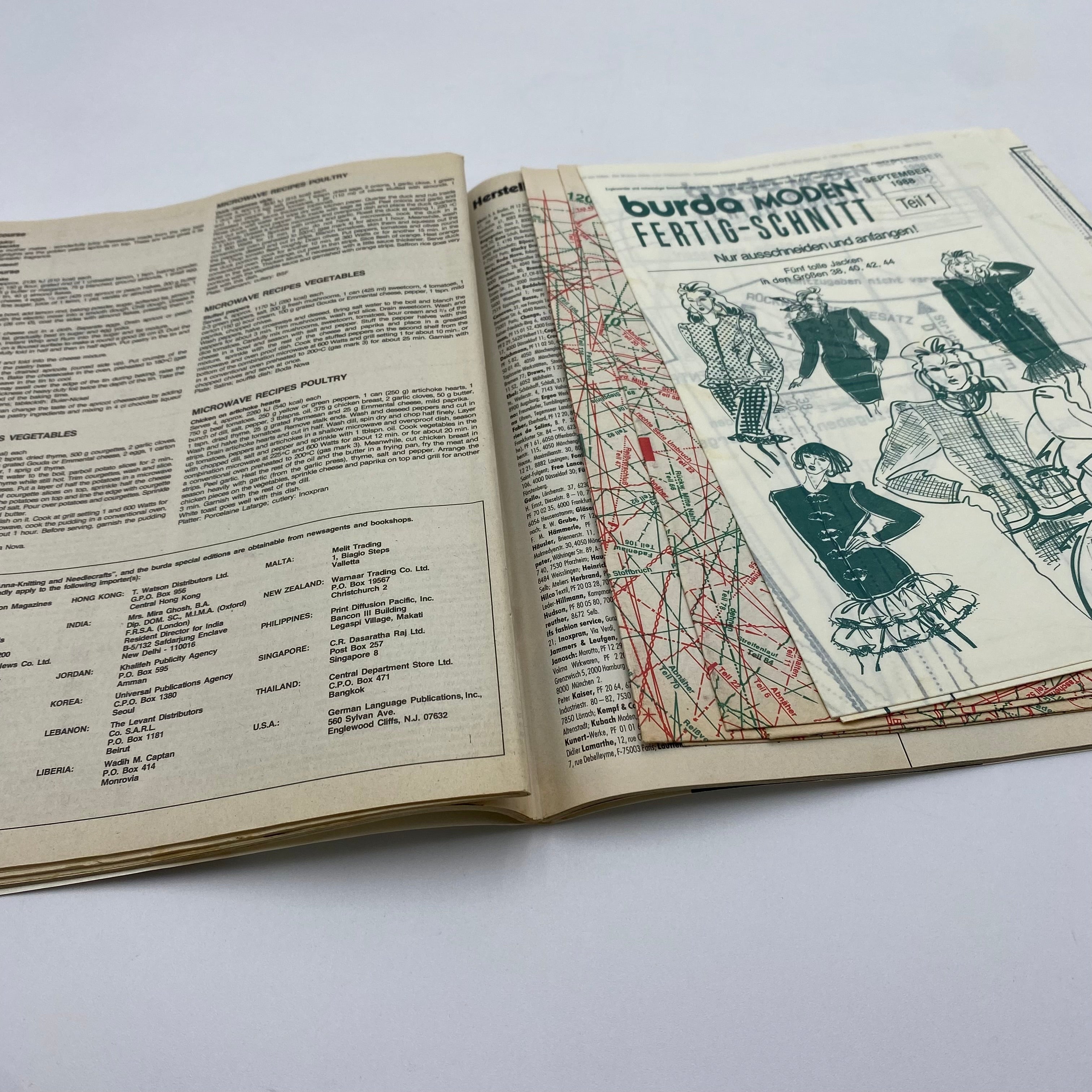 Burda Moden Magazine - September 1988 (NBK0103)