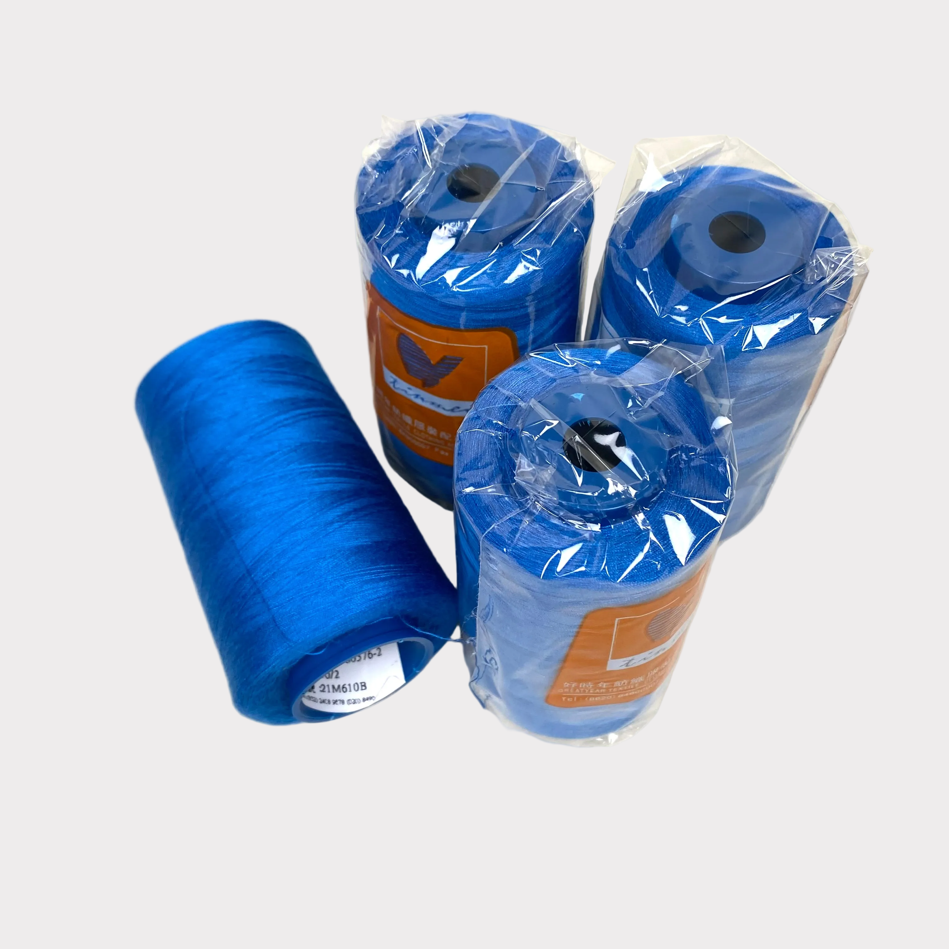 4-Pack Cone Thread - Silver Blue (NTH1206)
