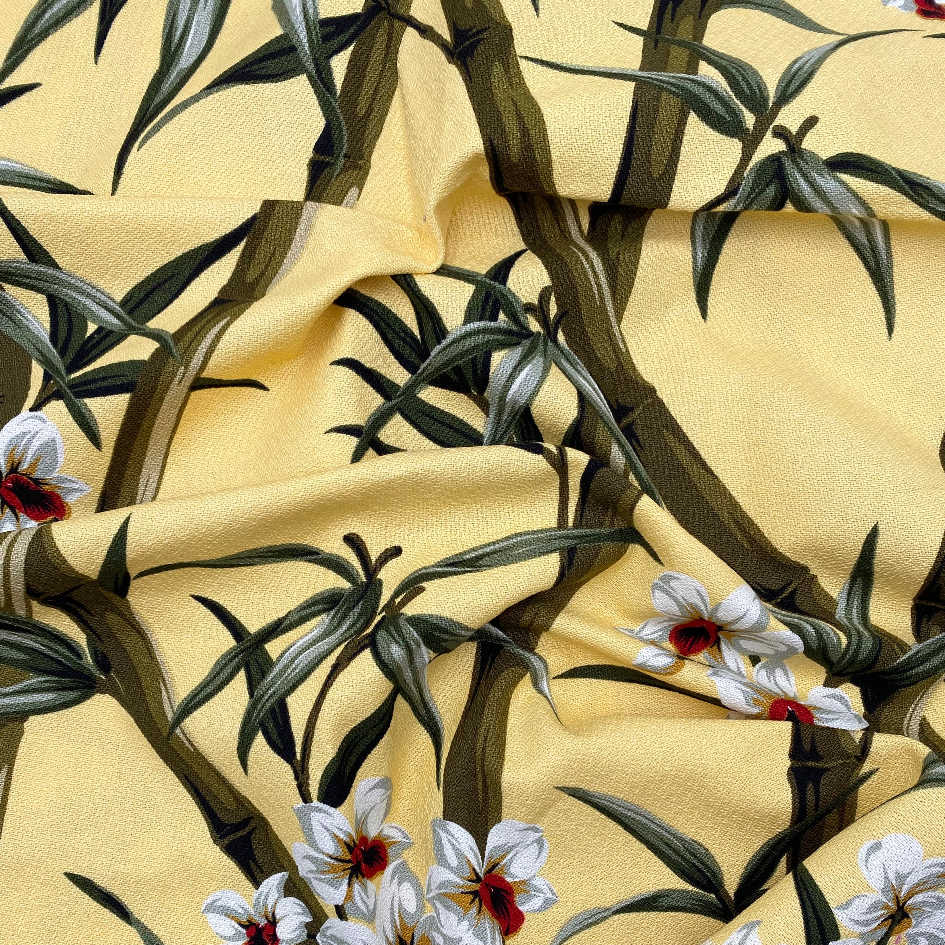 Cotton Home Decor - Golden Bamboo Blossom (HDH0730)