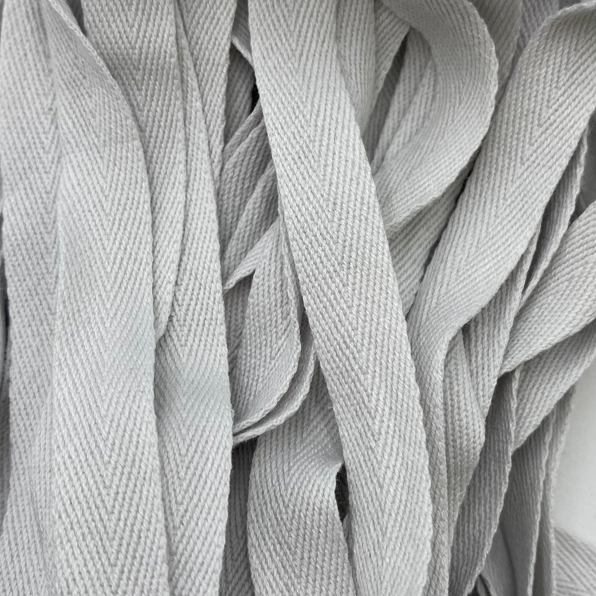 Cotton Twill Tape - Heather Ash - 15m Bundle (NXX1641)