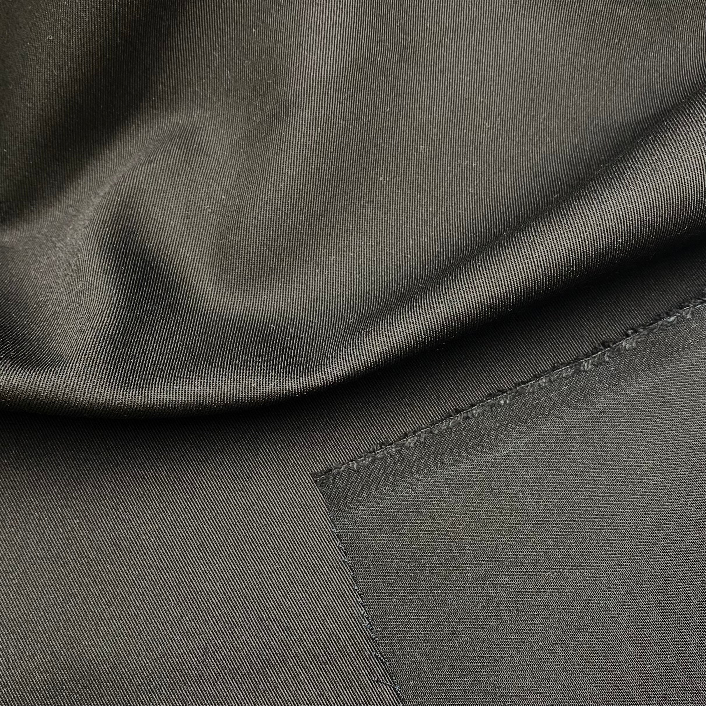 Twill Mid-Weight Suiting - Black (WSW0708:09)