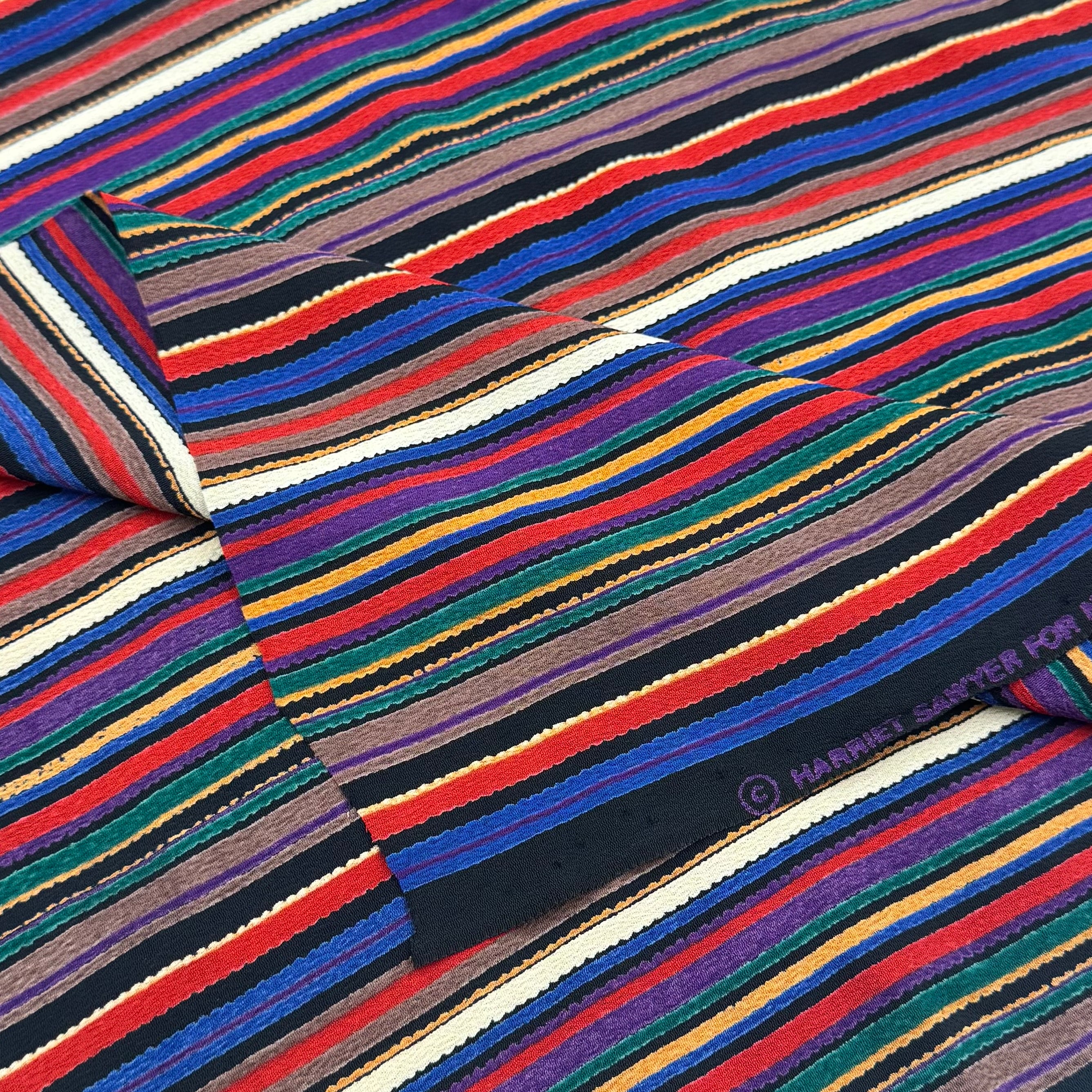 Rayon Dress Weight - 70s Stripe (WDW3684)