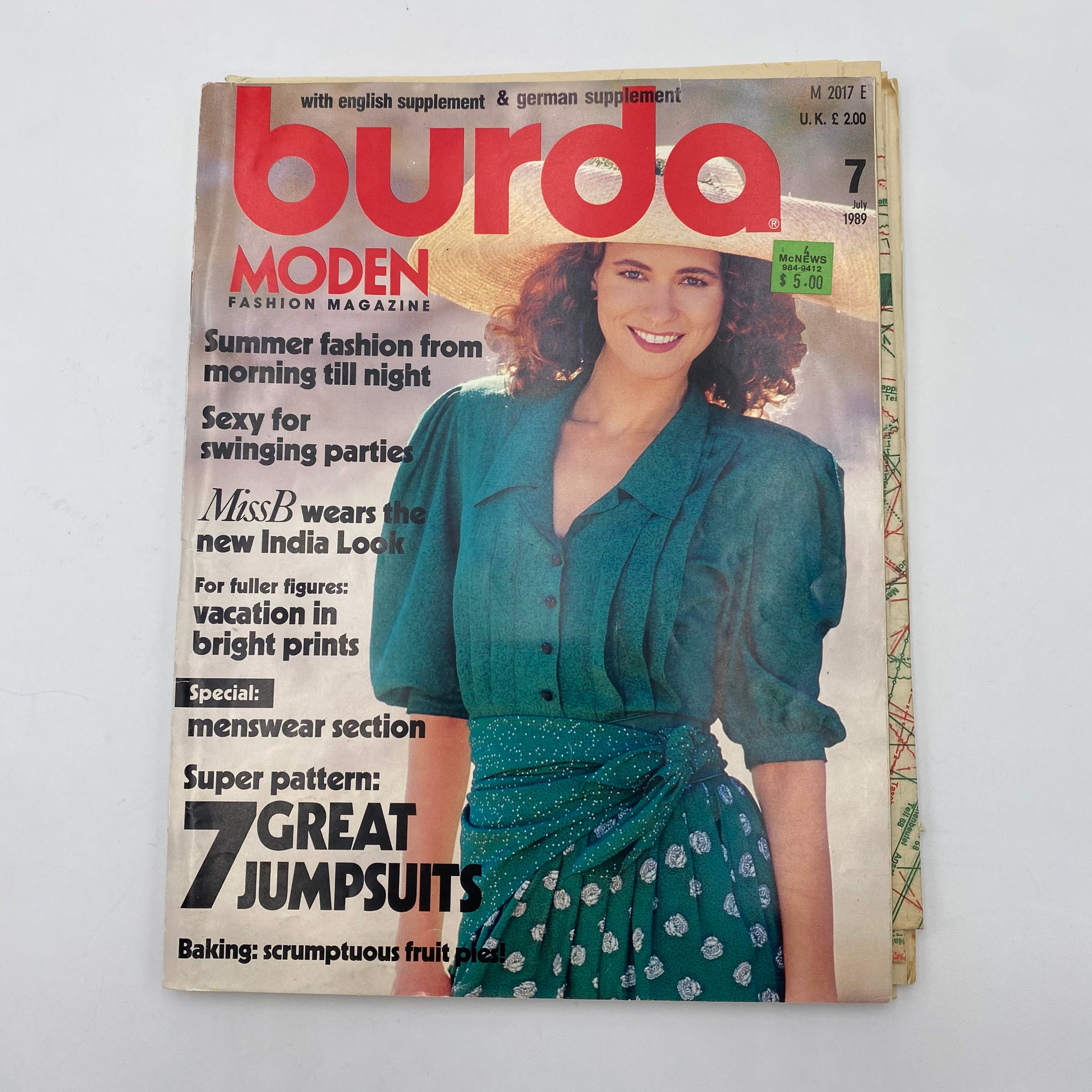 Burda Moden Magazine - July 1989 (NBK0105)