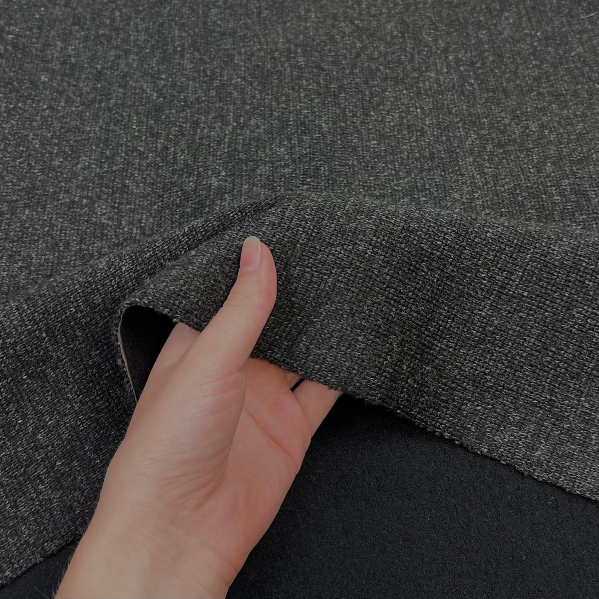 Fleece-Back Dintex Knit - Salt Ash (SOW0252)