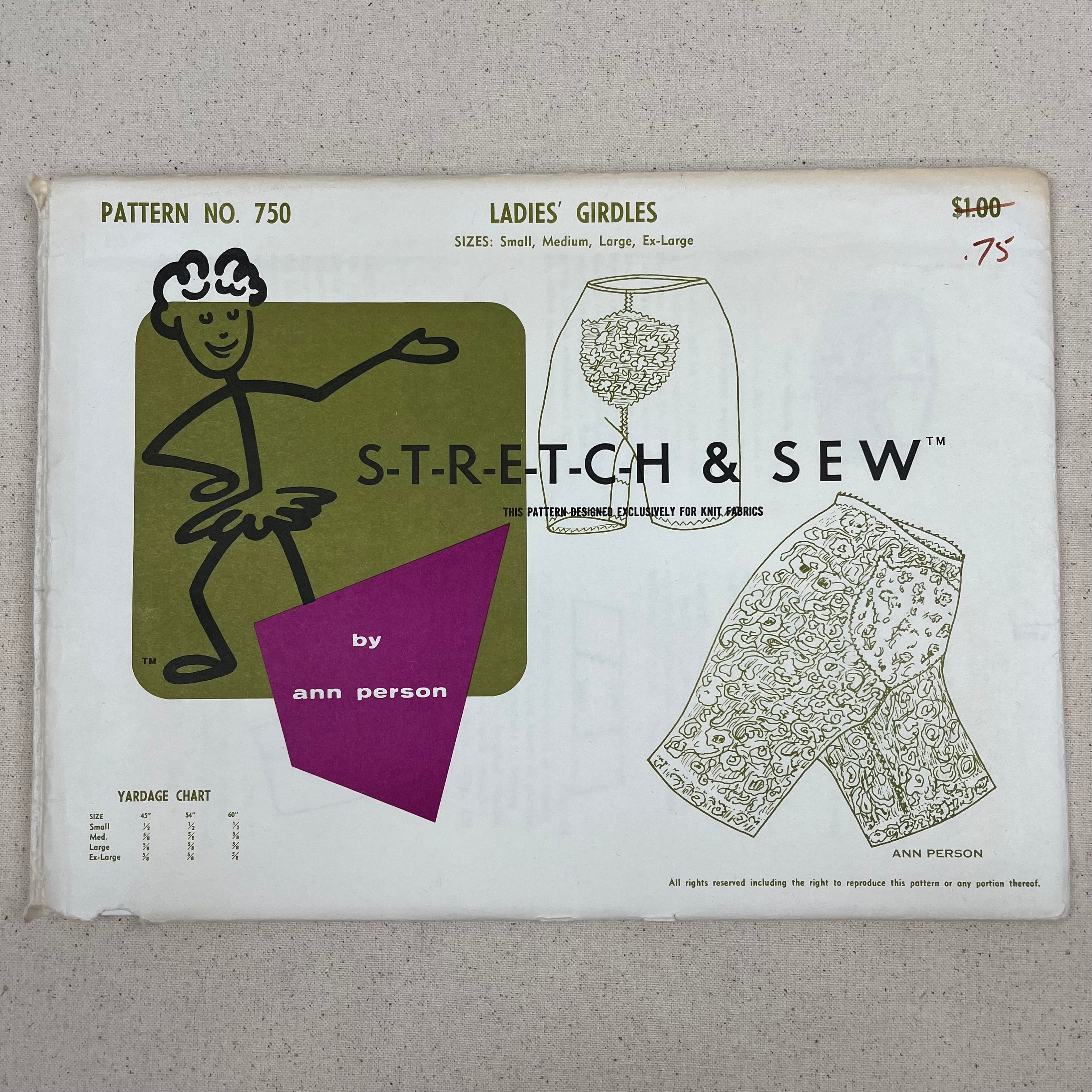 Stretch & Sew Pattern - 750 Girdles (NPA0528)