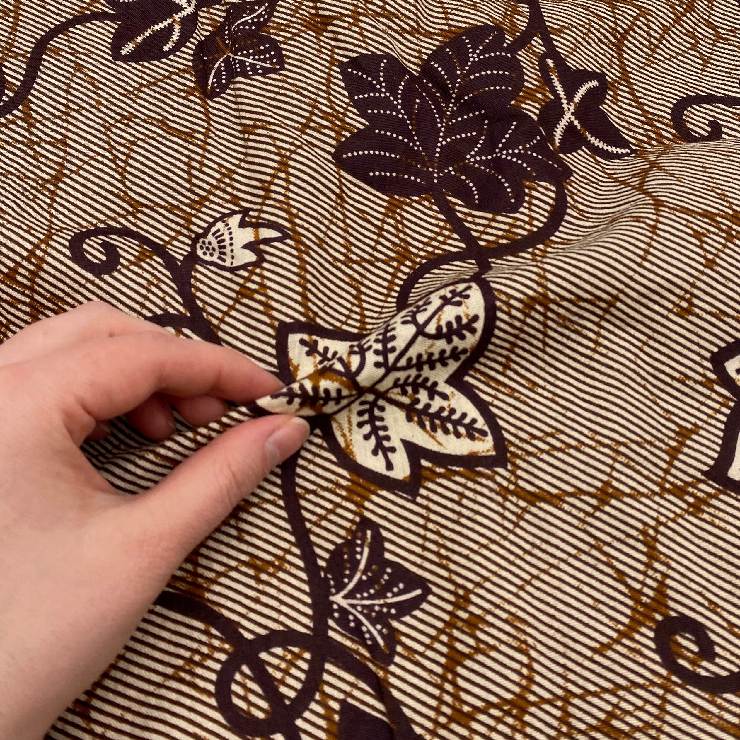 Cotton Shirting - Wax-Printed Ivy (WDW3198)