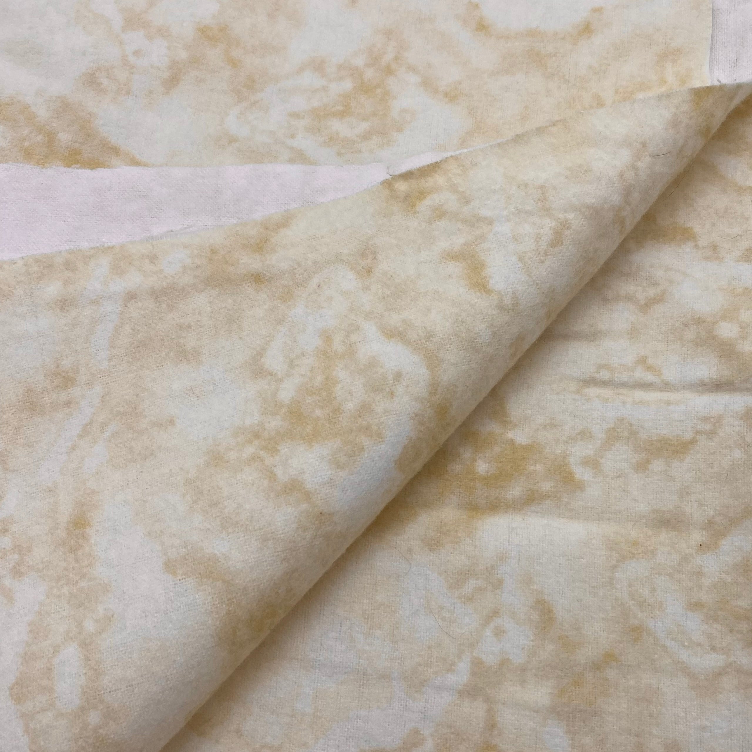 Cotton Flannelette - Mottled Yellow (WFL0399)