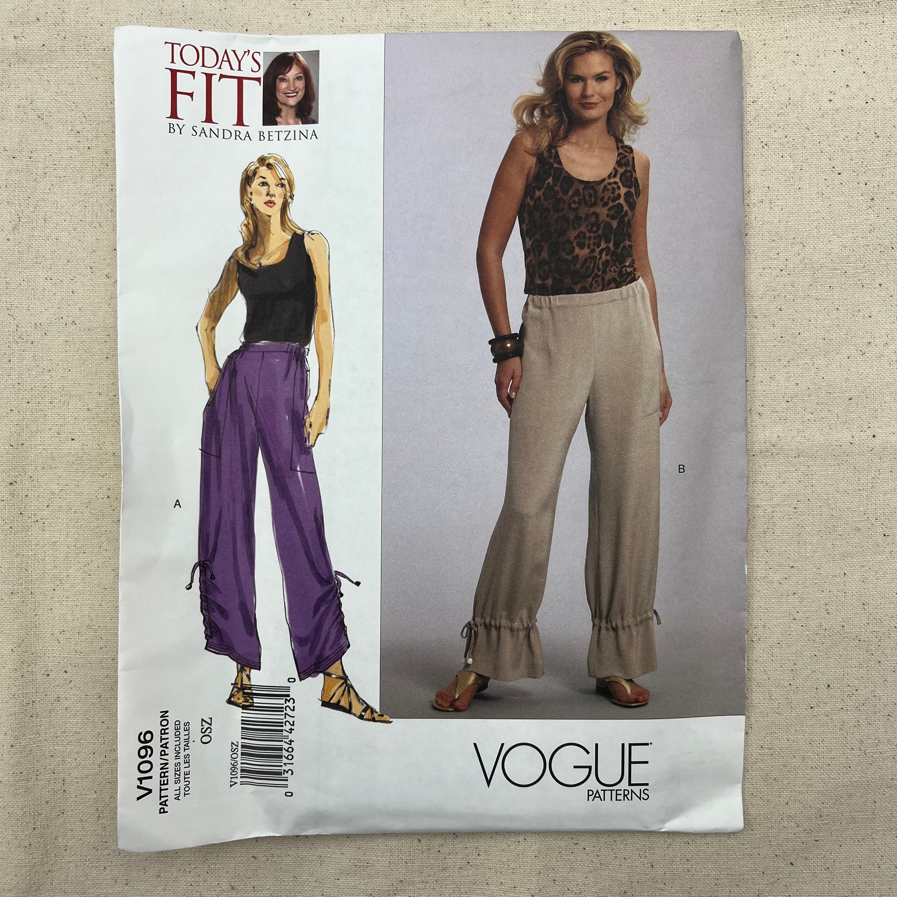 Vogue Pattern - V1096 Pants (NPA0462)