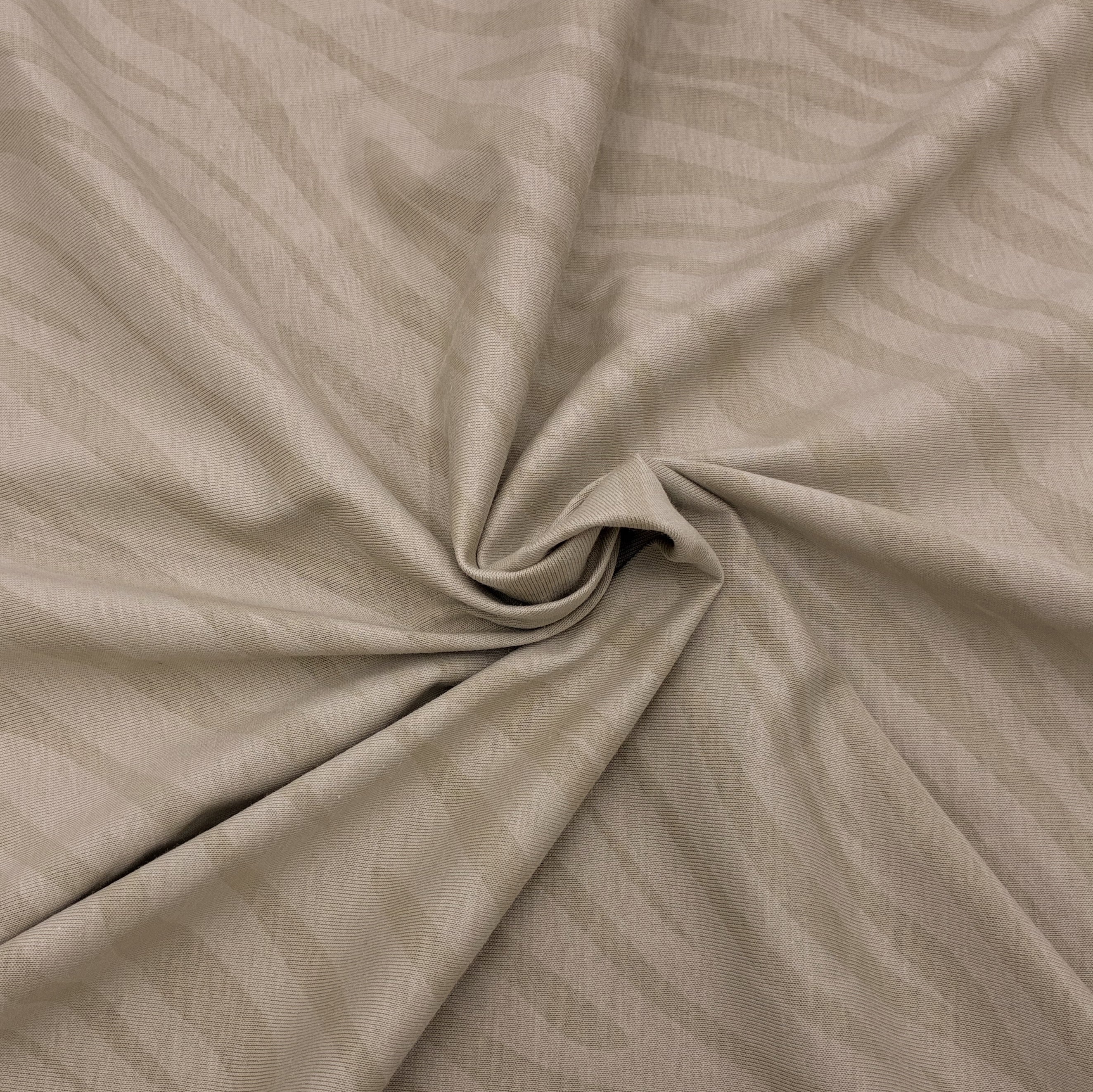 Cotton Jersey - Tan Tiger (KJE 1485)