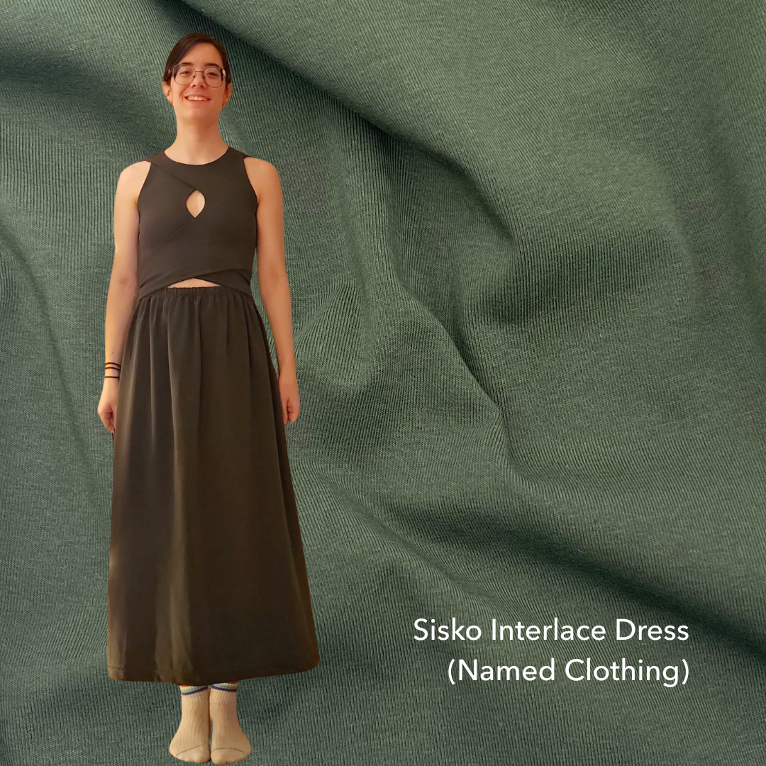 Cotton Baby Rib, Forest Green (KRB0494:495,545)