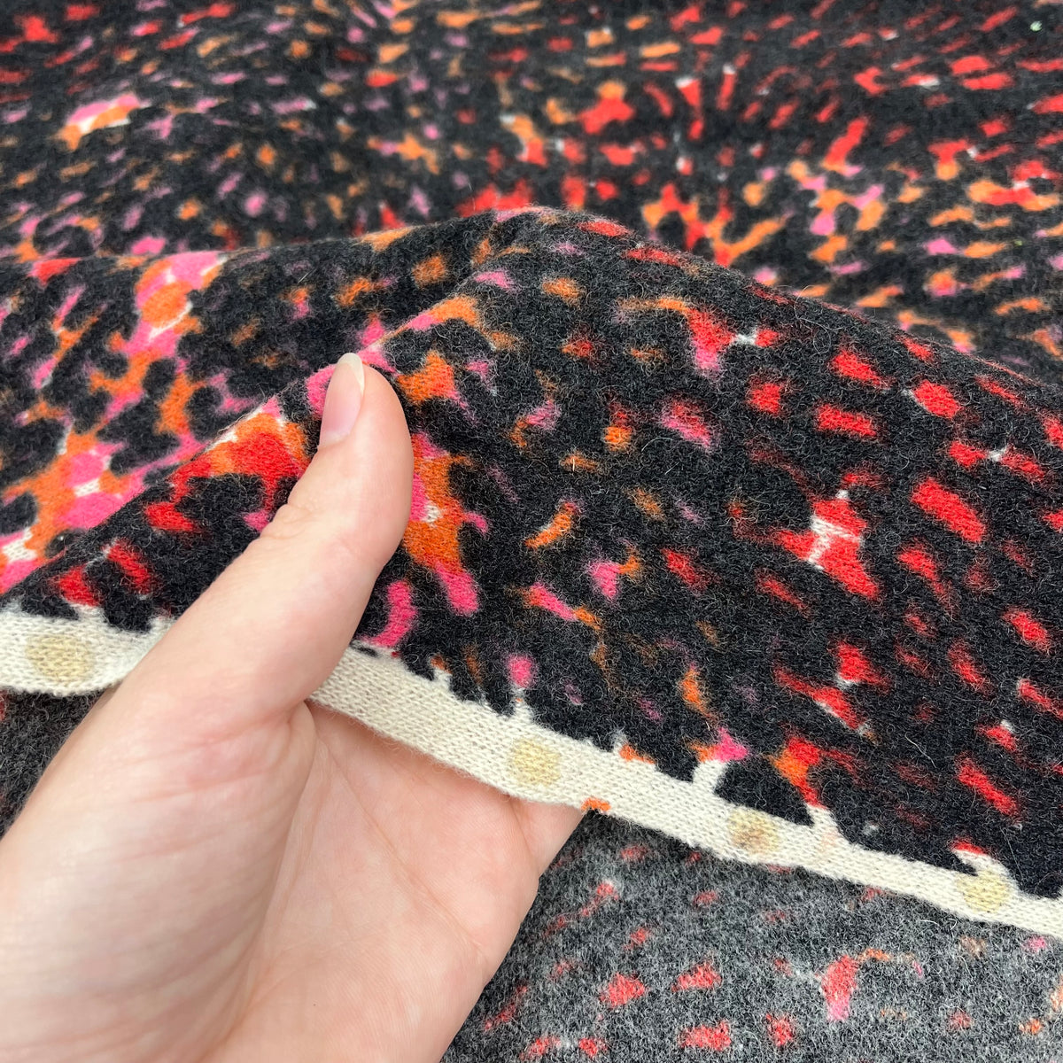 Sweater Knit - Cheetah Pop (KSW0534)