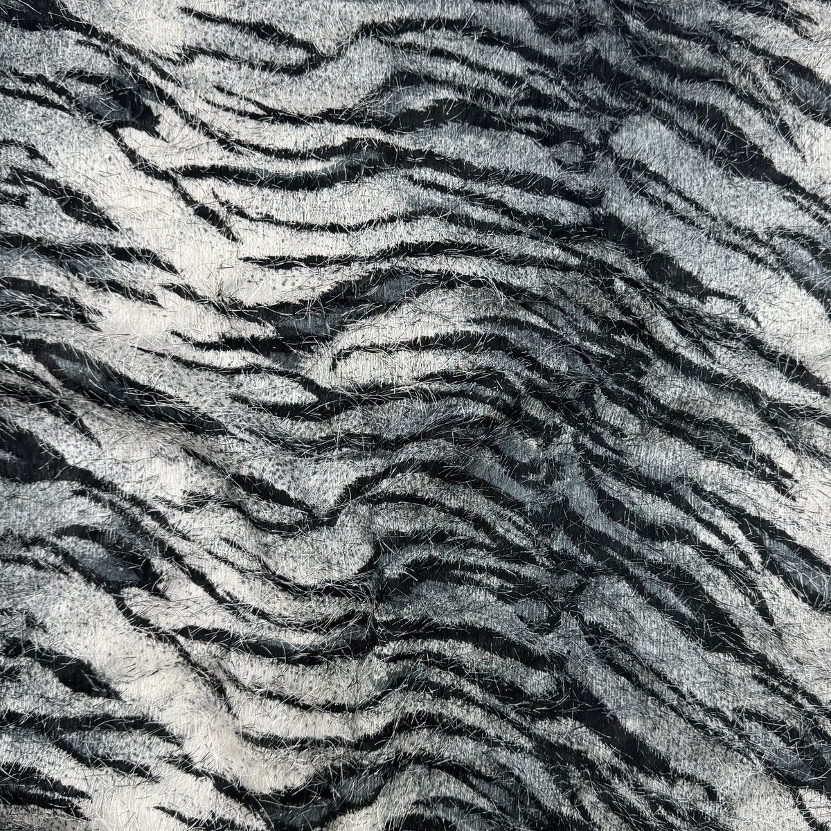 Faux Fur - Silver Tiger (SFF0082)