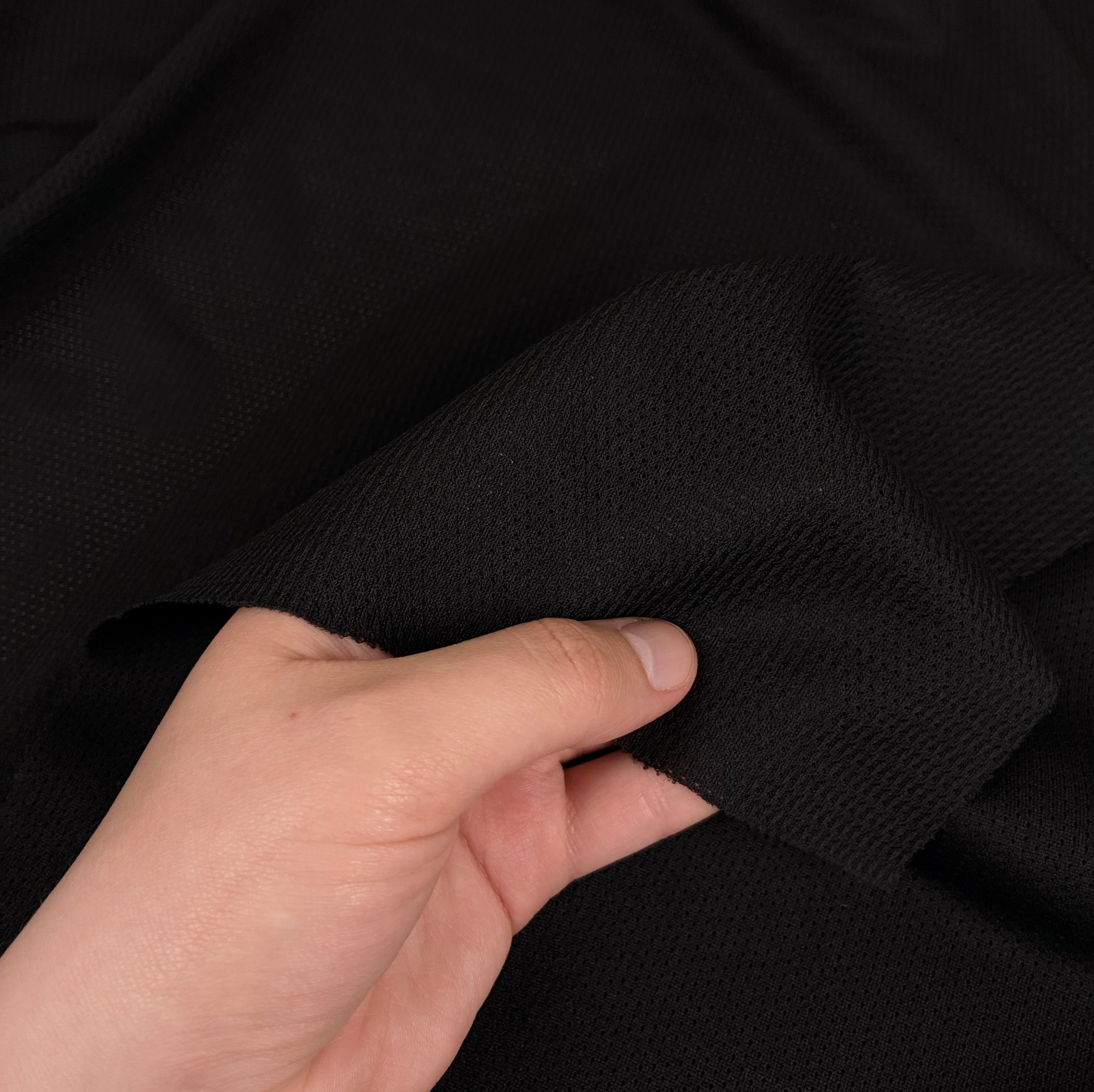 Anti-bacterial & Wicking Mesh - Black (KAC0867)
