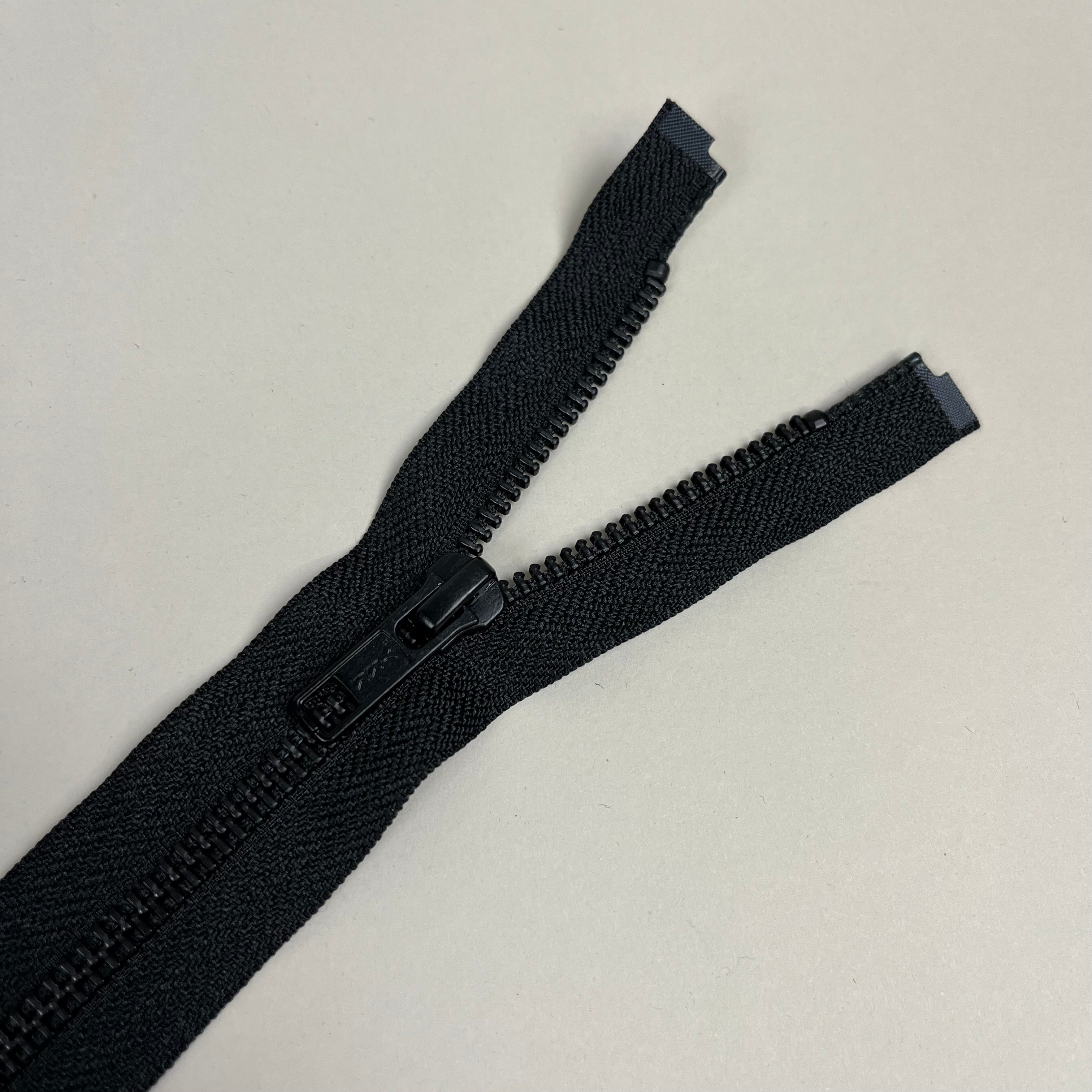 Separating Metal Zipper - Black 18" (NZP0380)
