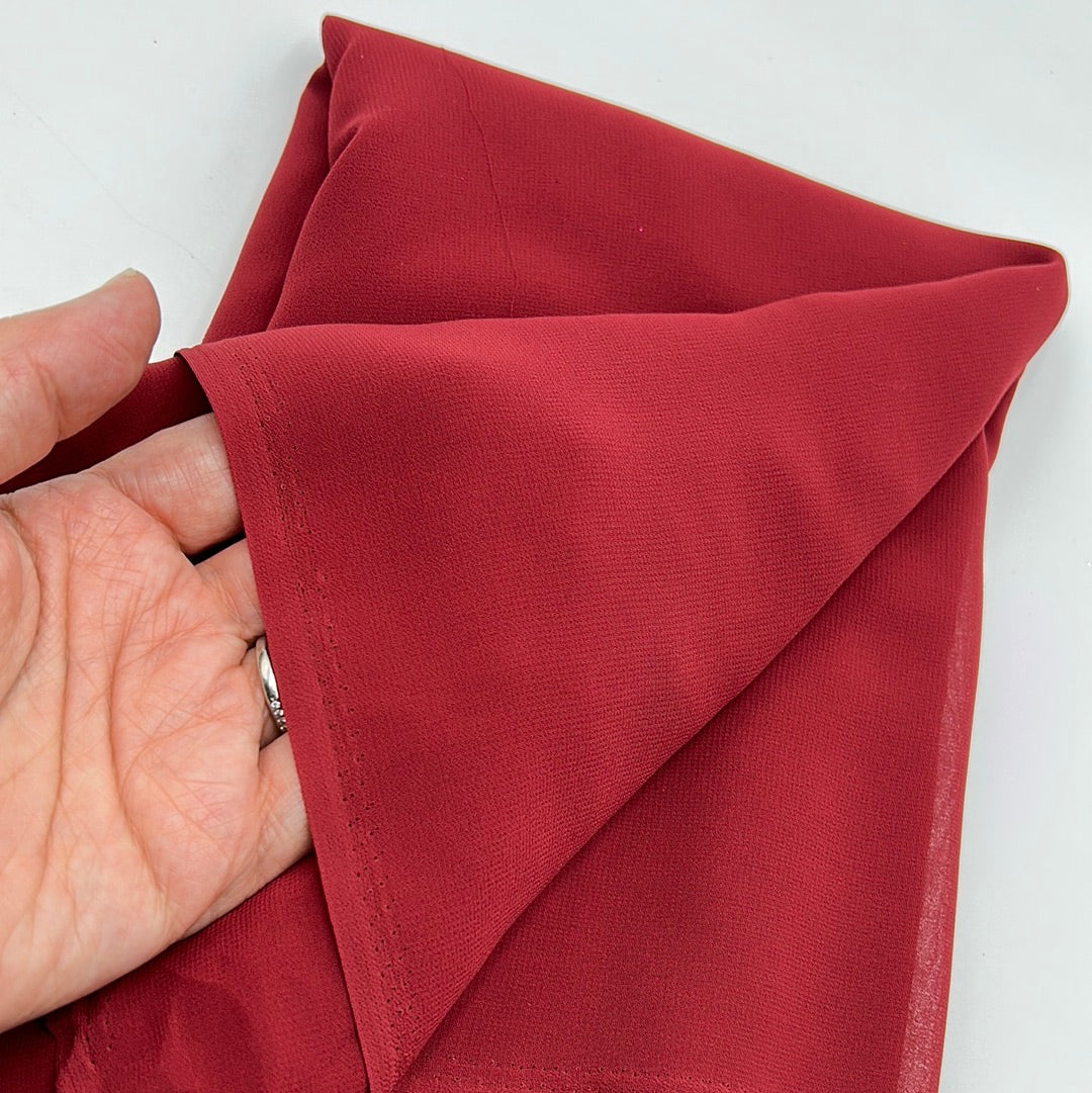 Chiffon - Deep Crimson (WFY0408:409, WFY0453)